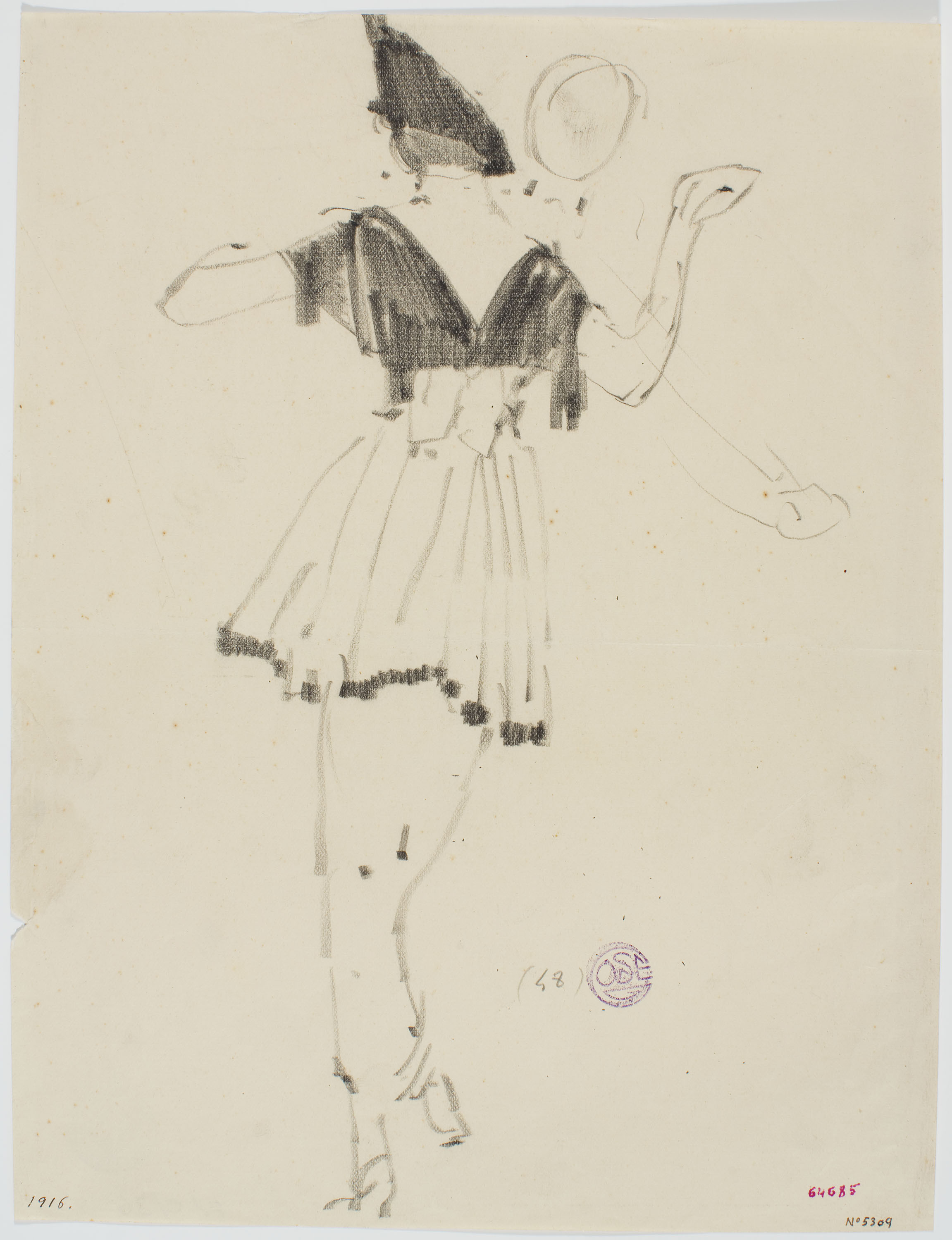 image for: Francesc Xavier Gosé - Dama ballant - Cap a 1914