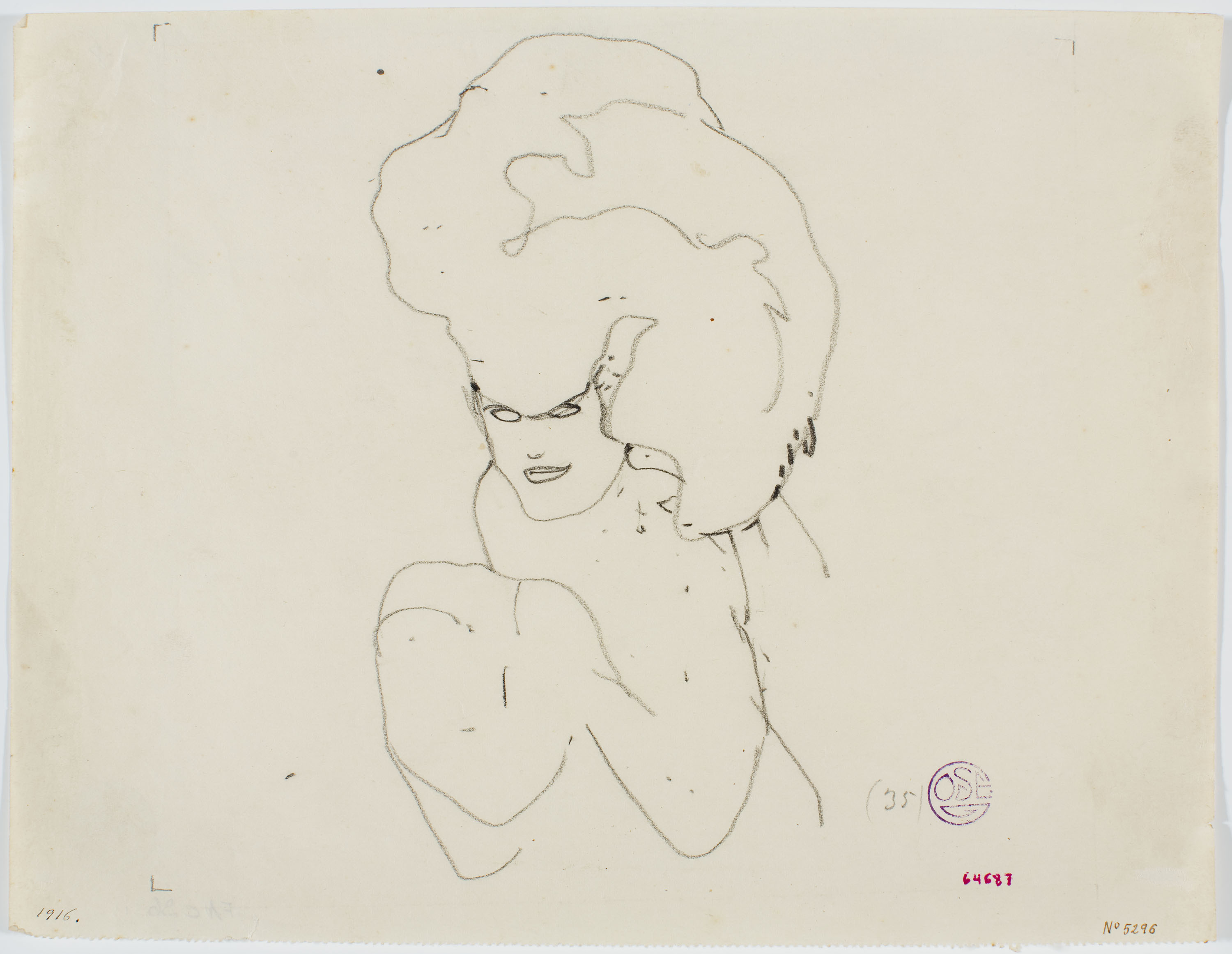 image for: Francesc Xavier Gosé - Dama de mig cos - Cap a 1912