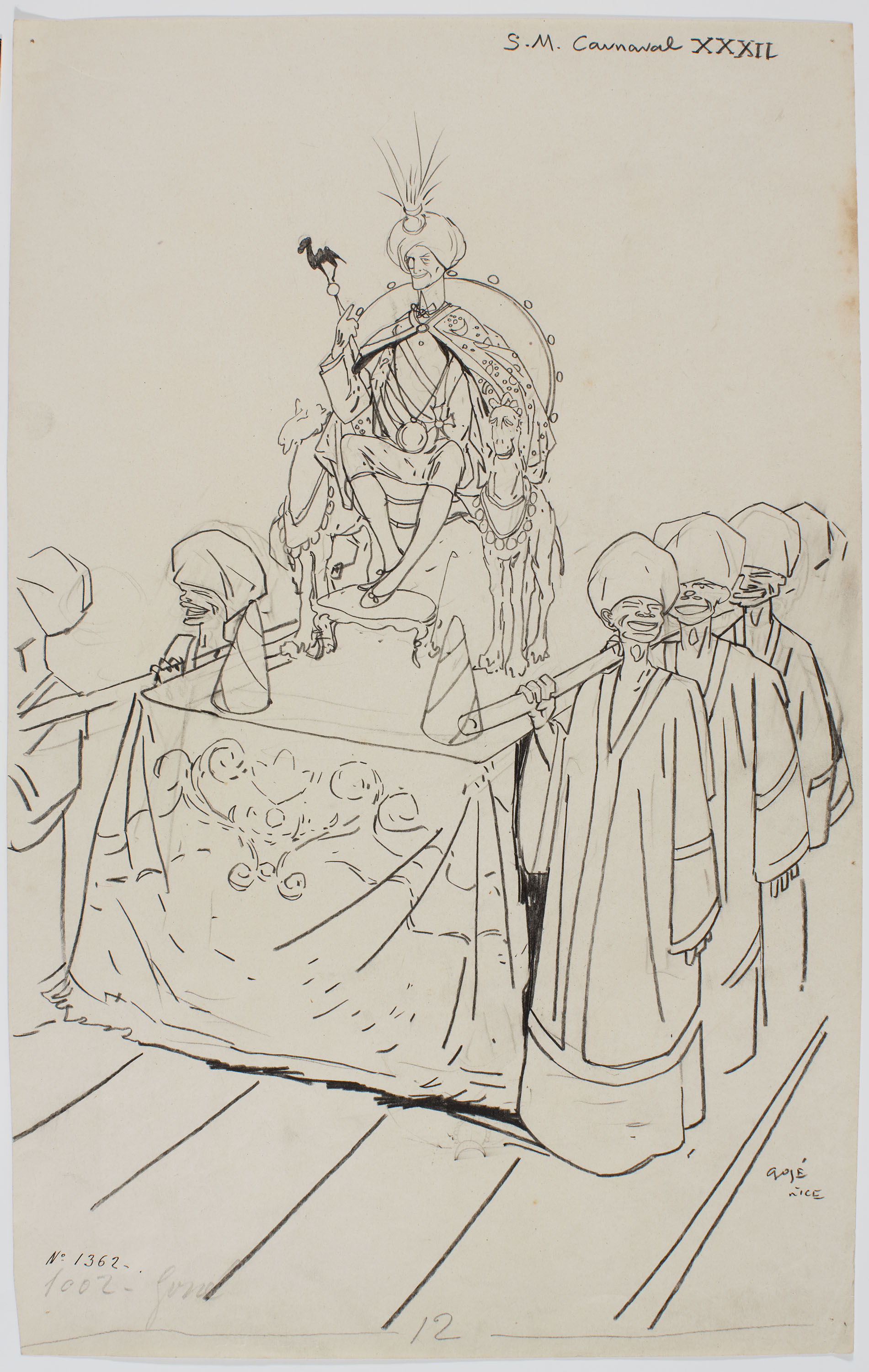 image for: Francesc Xavier Gosé - Carnaval de Niça. S.M. Carnaval XXXII - Cap a 1904