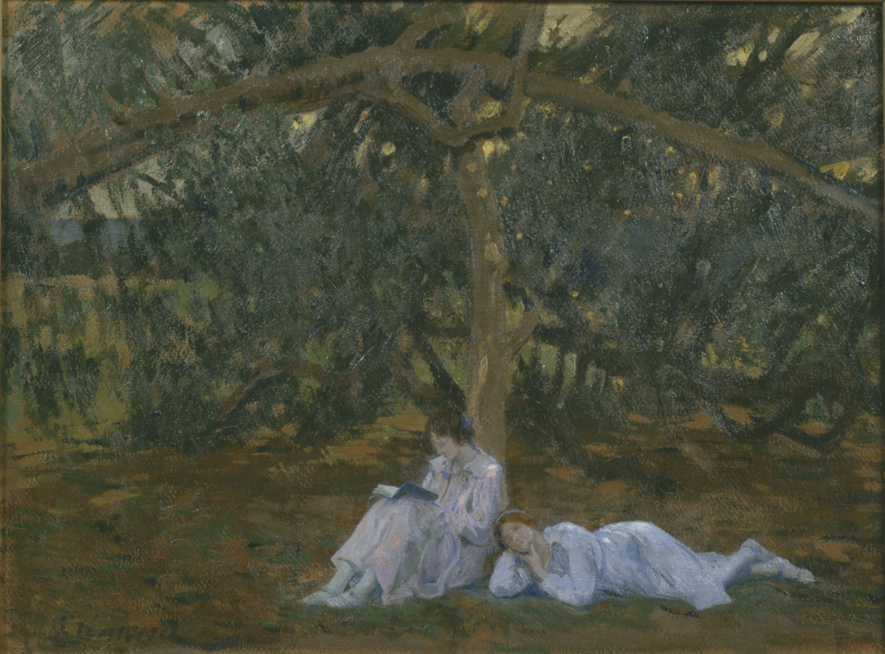 image for: Joan Llimona - Garrofers - 1917