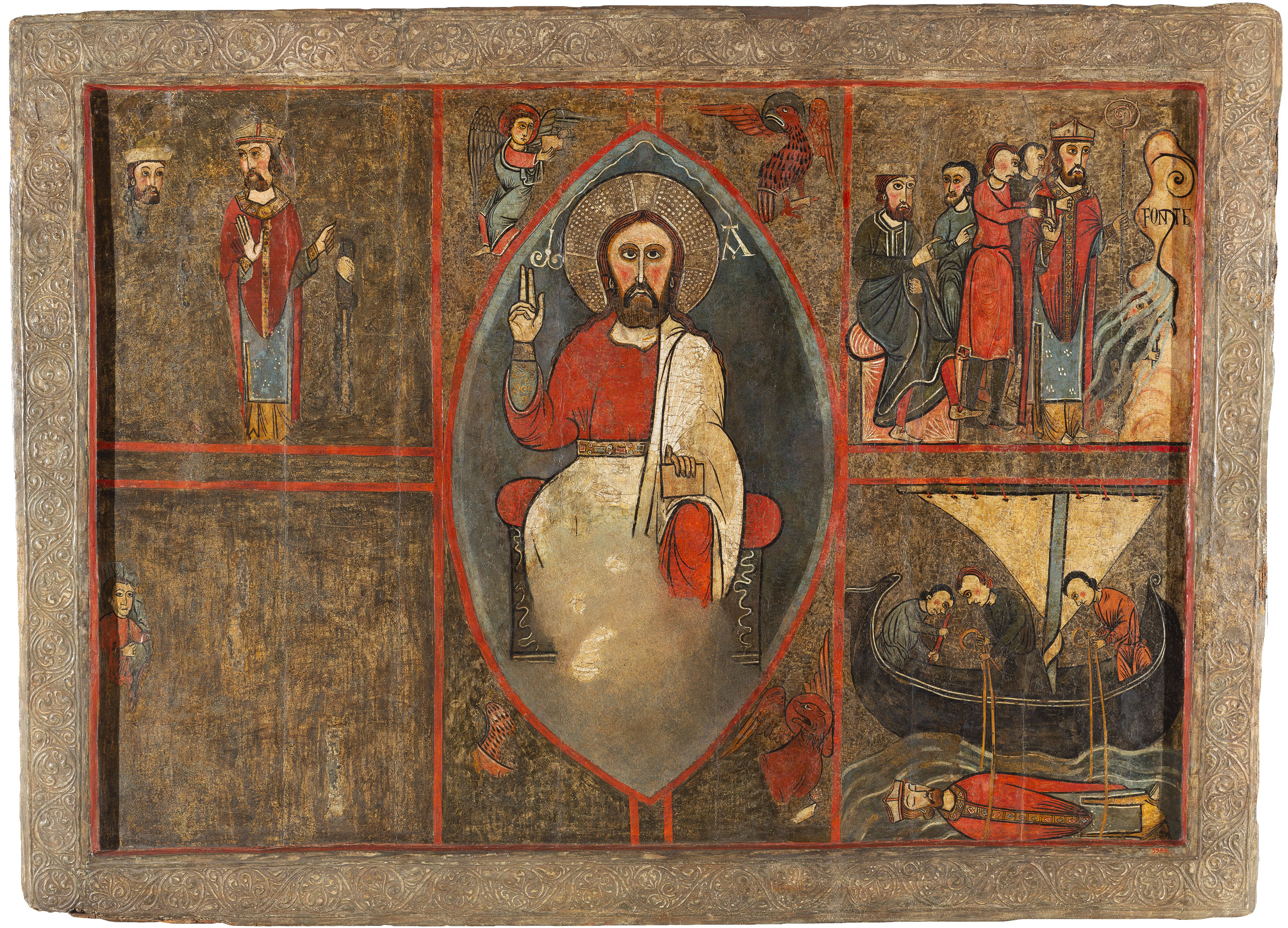 image for: Anònim - Frontal d&#039;altar de Sant Climent d&#039;Estet - Segle XIII