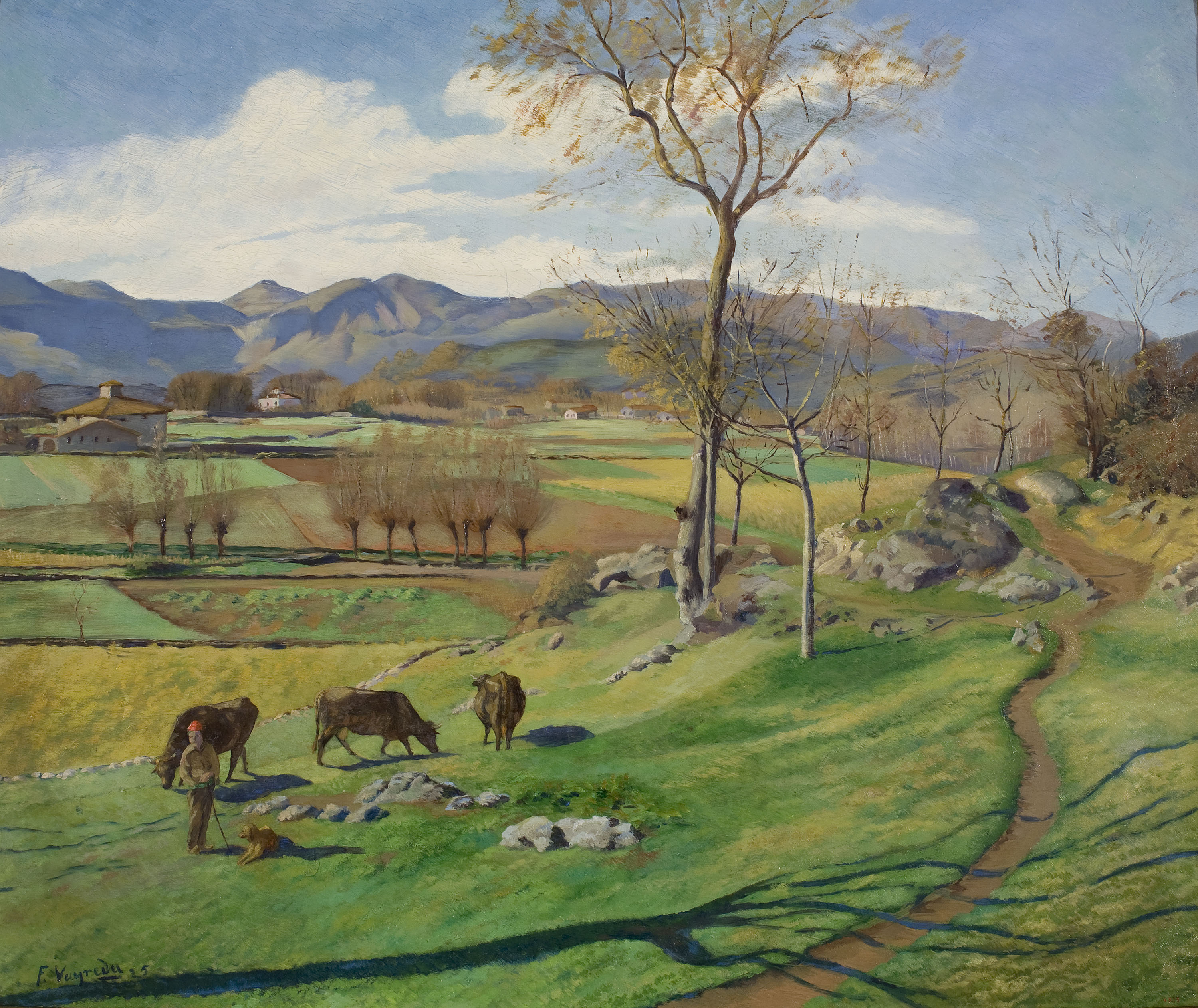 image for: Francesc Vayreda - Sol d&#039;hivern - 1925