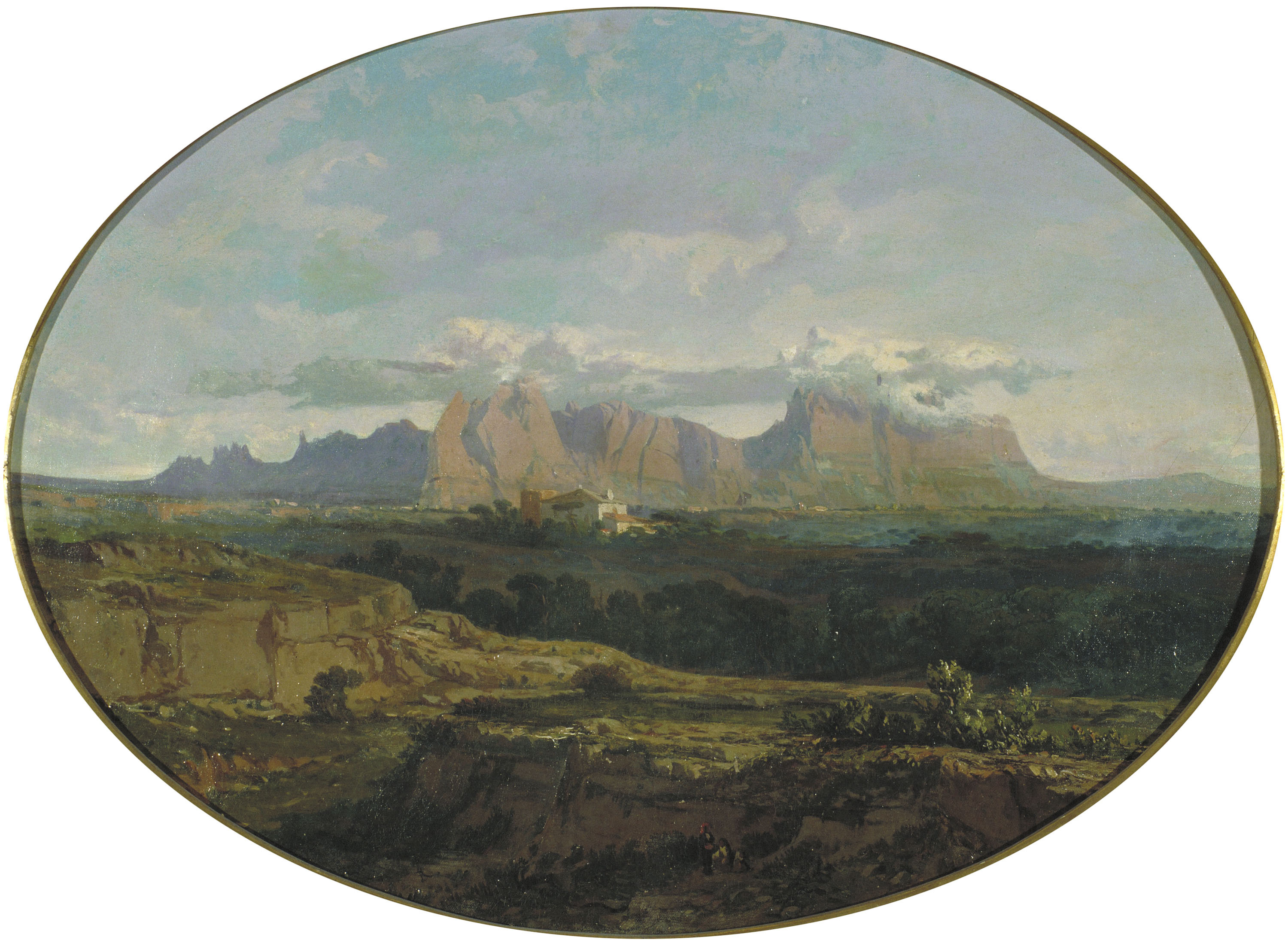 image for: Lluís Rigalt - Muntanya de Montserrat - Cap a 1870