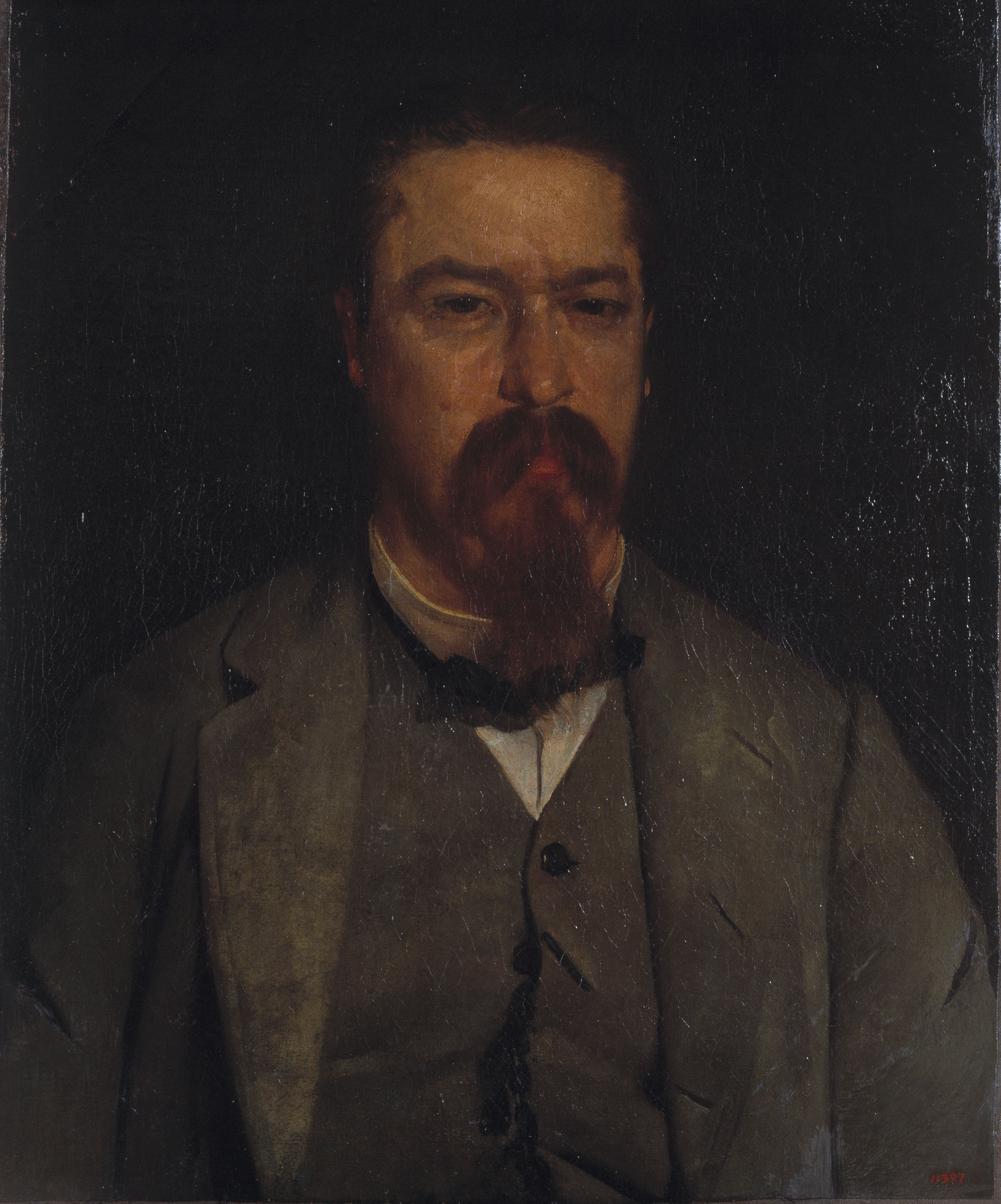 image for: Marià Fortuny - Retrat masculí - Cap a 1855-1865