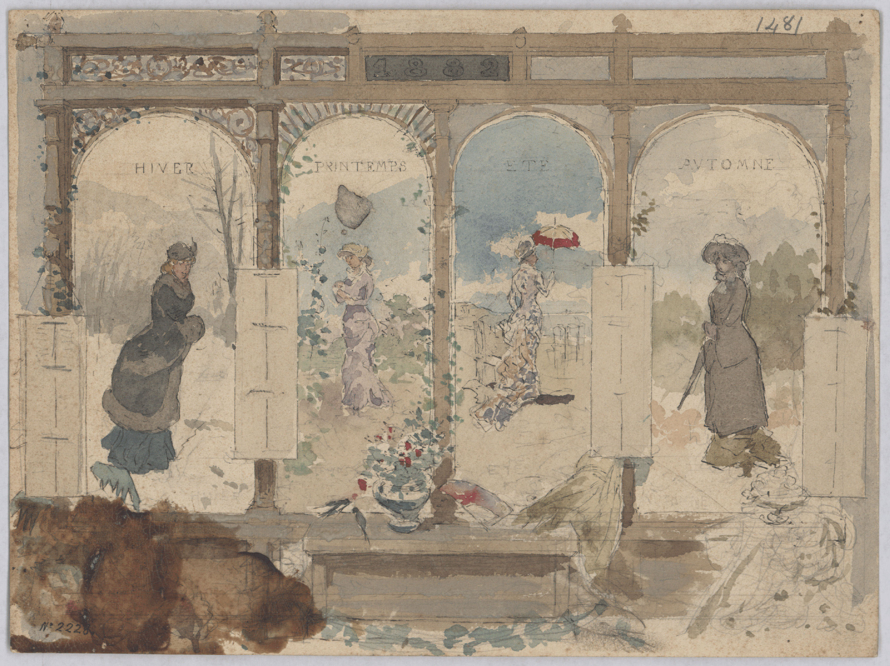 image for: Josep Lluís Pellicer - Les quatre estacions - 1882