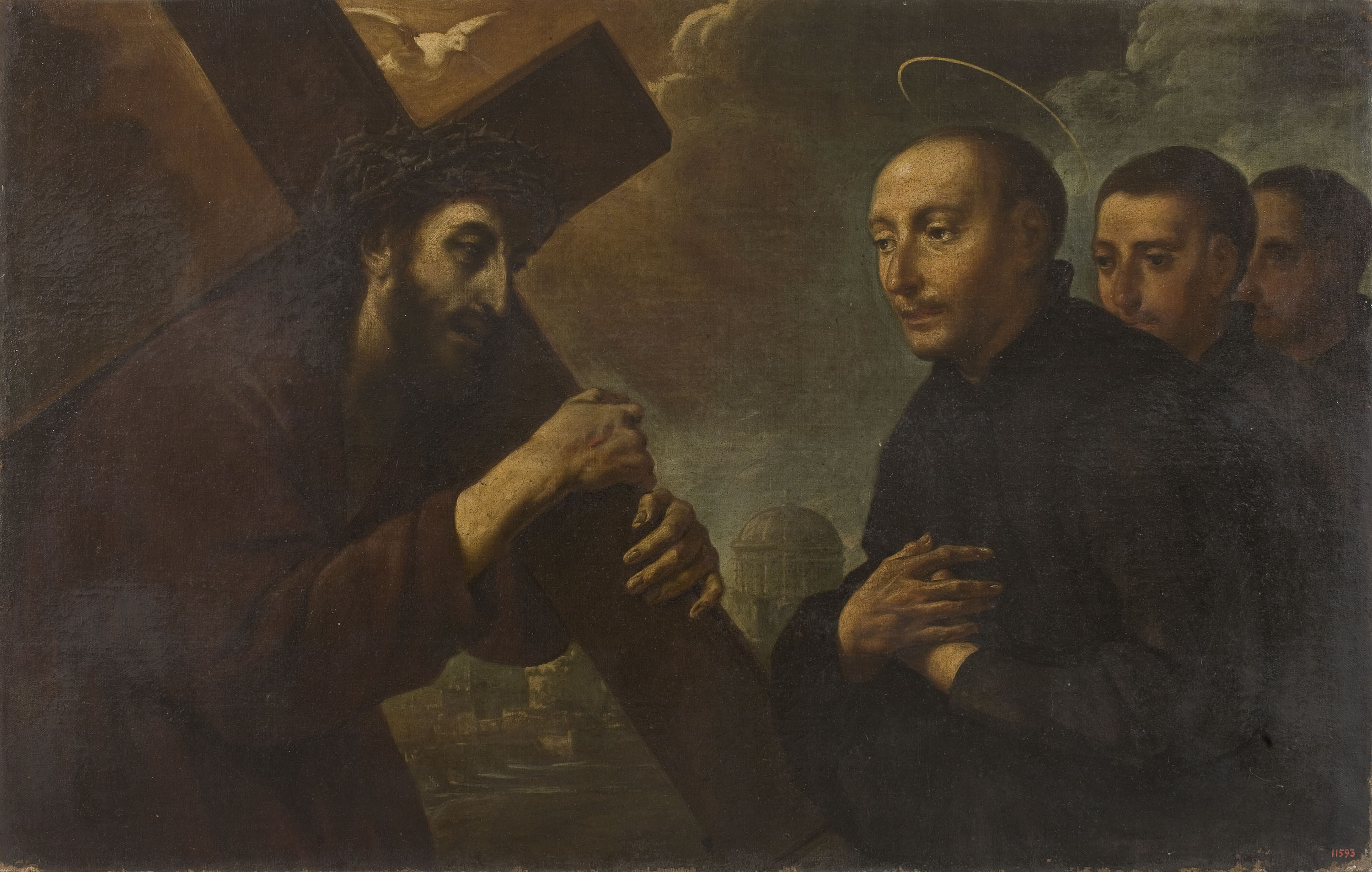 image for: Antoni Viladomat - Aparició de Crist a sant Ignasi - Entre 1700-1755
