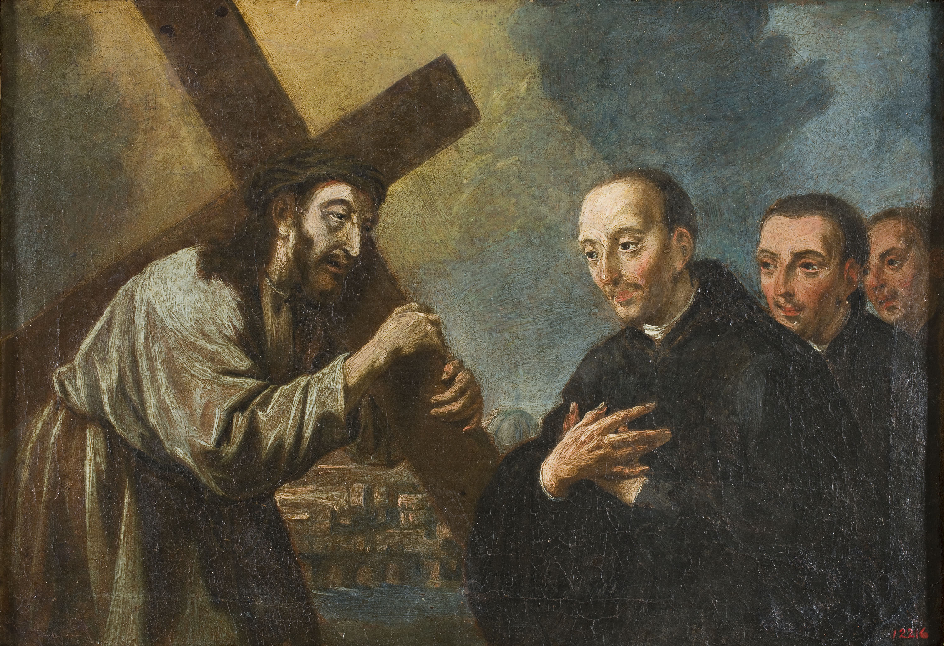 image for: Antoni Viladomat - Aparició de Crist a sant Ignasi - Entre 1700-1755