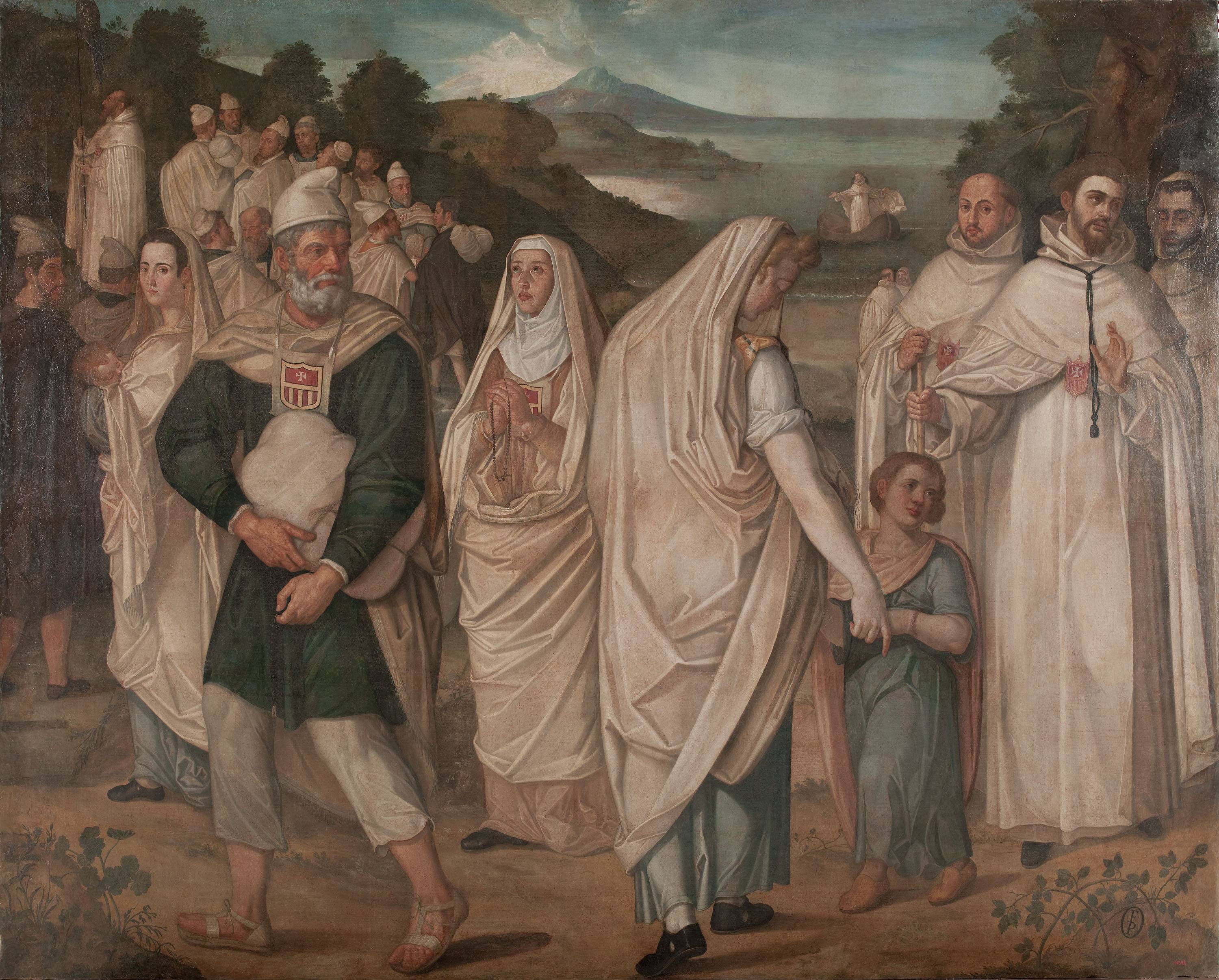 image for: Francisco Pacheco - Desembarcament de captius redimits per sant Pere Nolasc - 1602