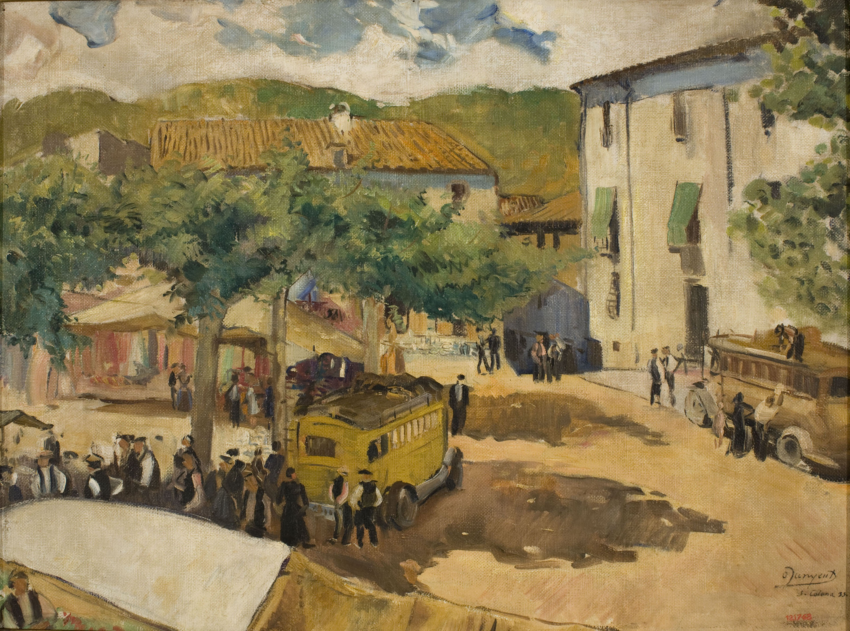 image for: Oleguer Junyent - Santa Coloma. El mercat - 1933