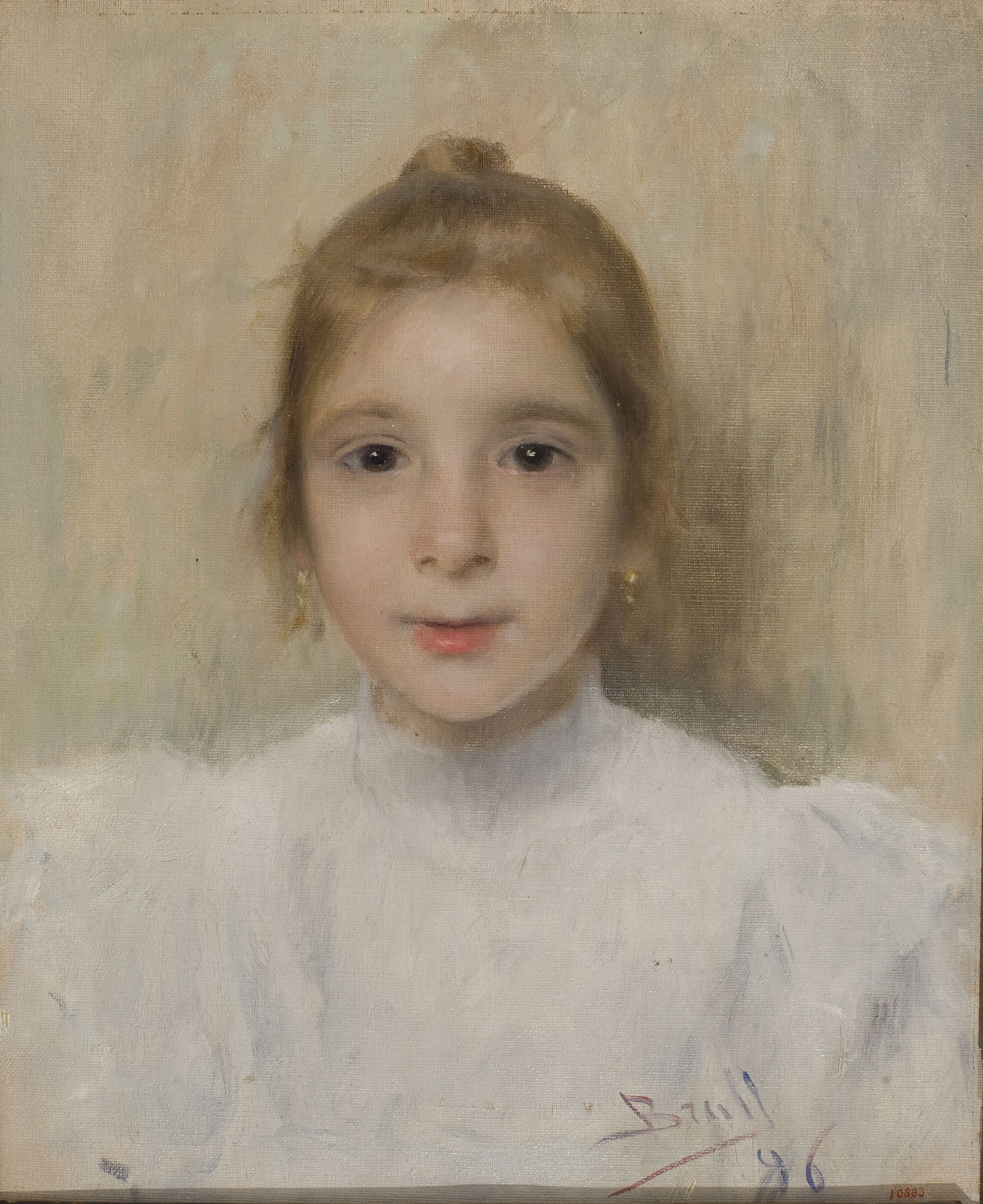 image for: Joan Brull - Retrat de la nena Rosó Galia - 1896