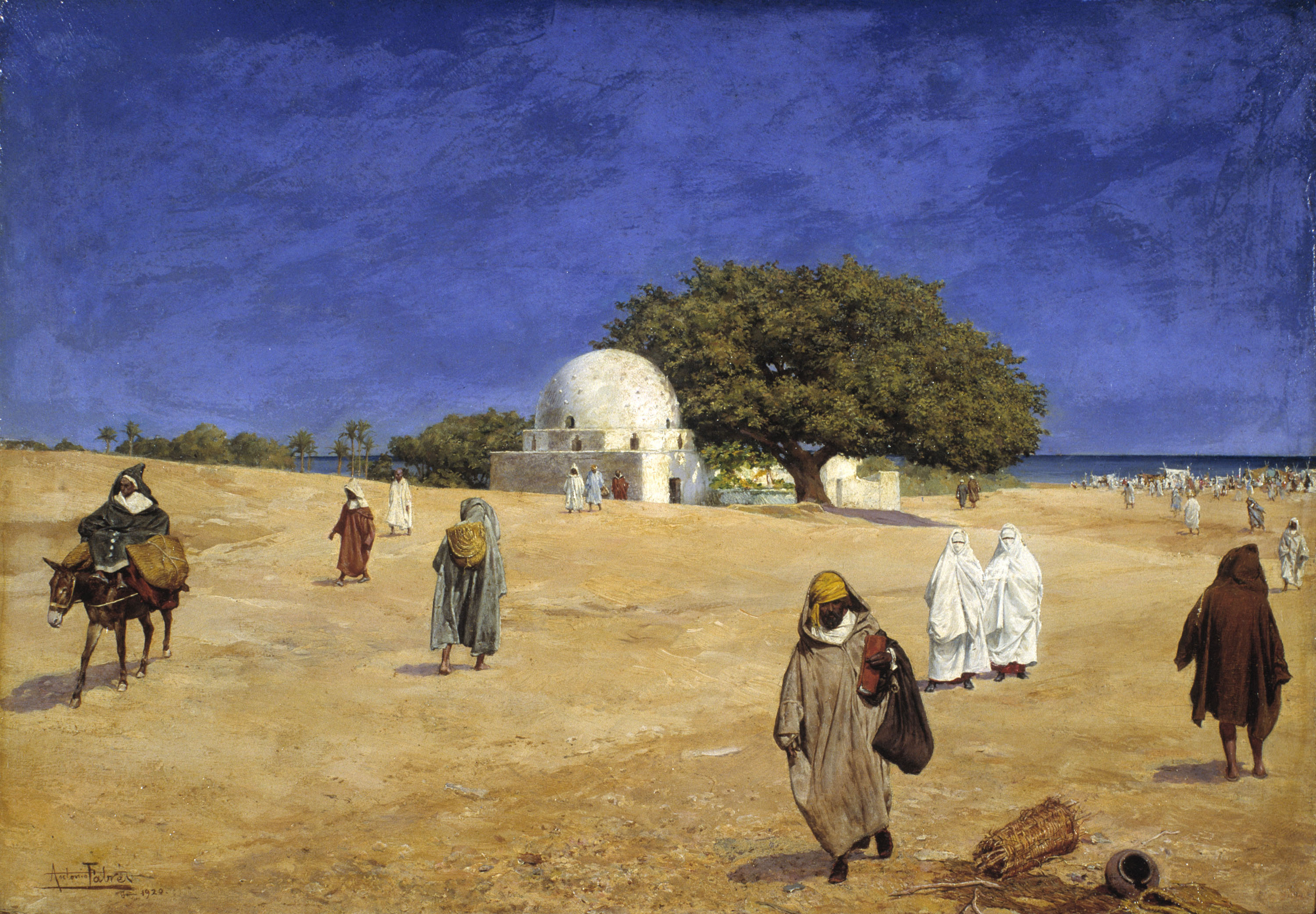 image for: Antoni Fabrés - Pelegrinatge marroquí - 1920