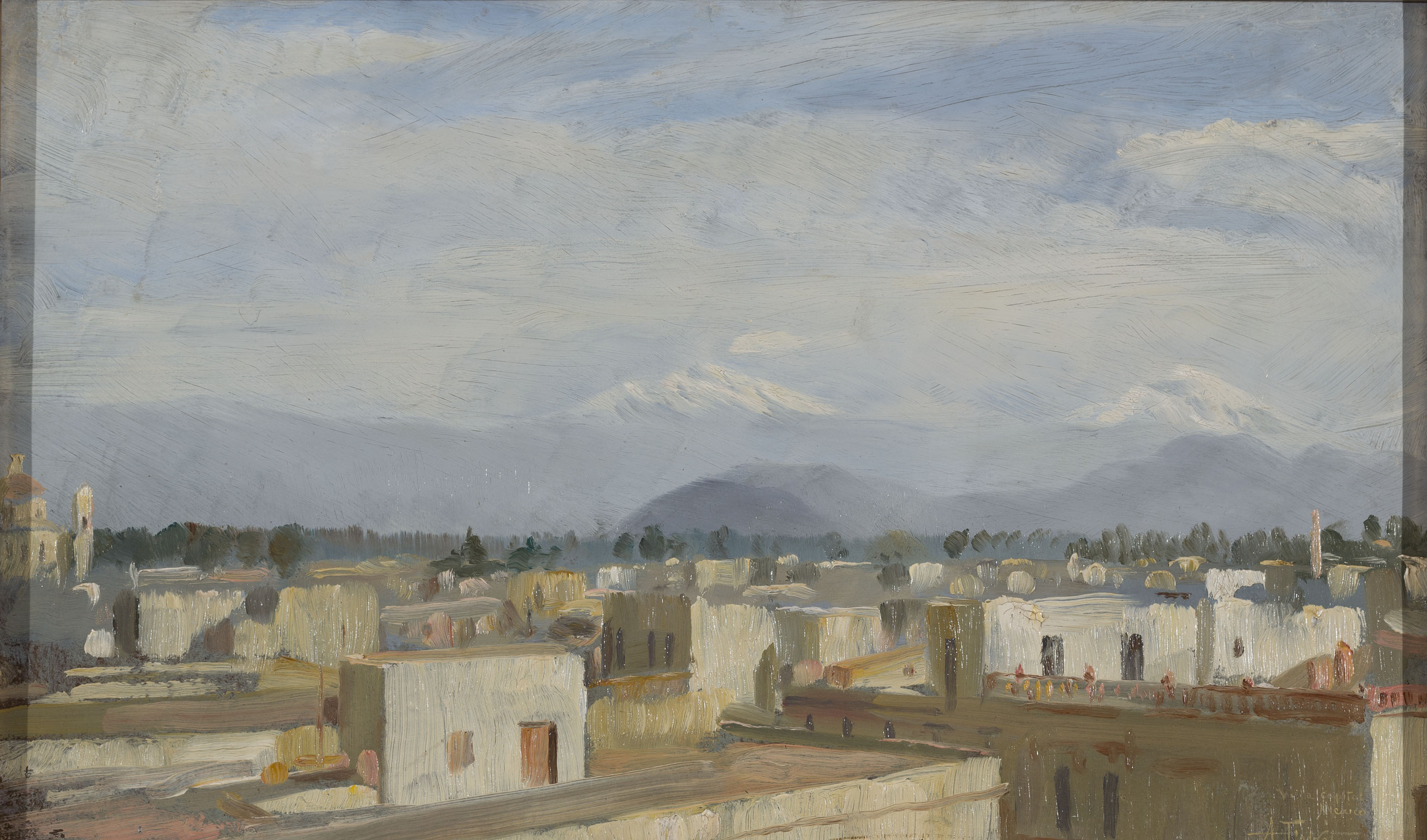 image for: Antoni Fabrés - Vista de la capital de Mèxic - Cap a 1906