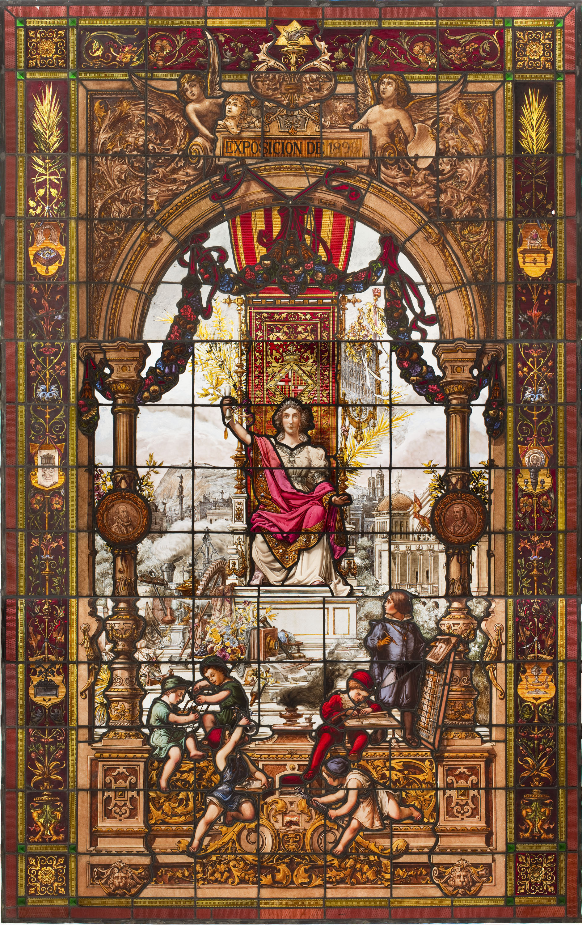 image for: A. Rigalt y Cª. Barcelona - Al·legoria de l&#039;Exposició - 1896