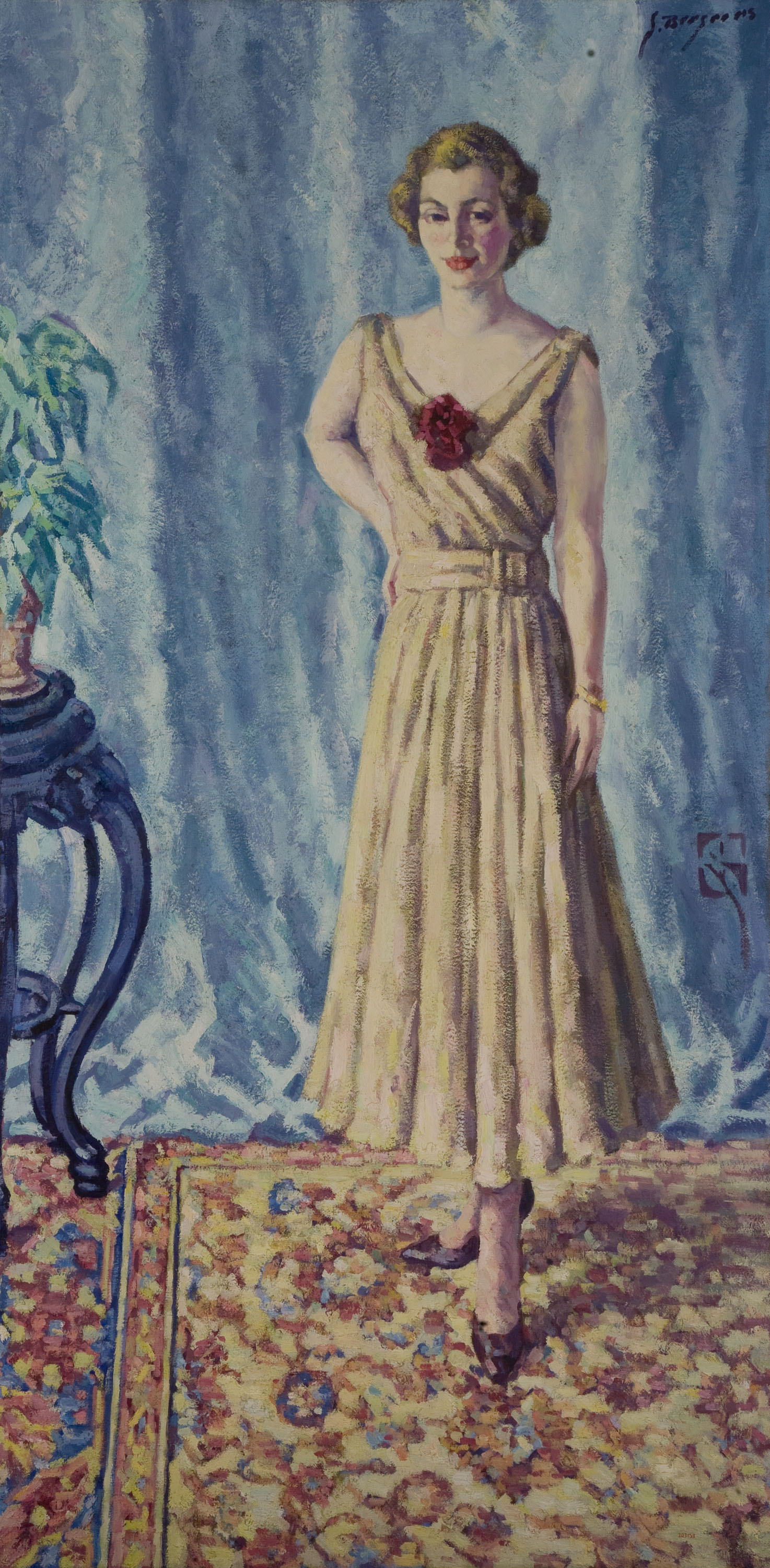 image for: Guillem Bergnes - Retrat de Magdalena Oliver - Cap a 1952-1953