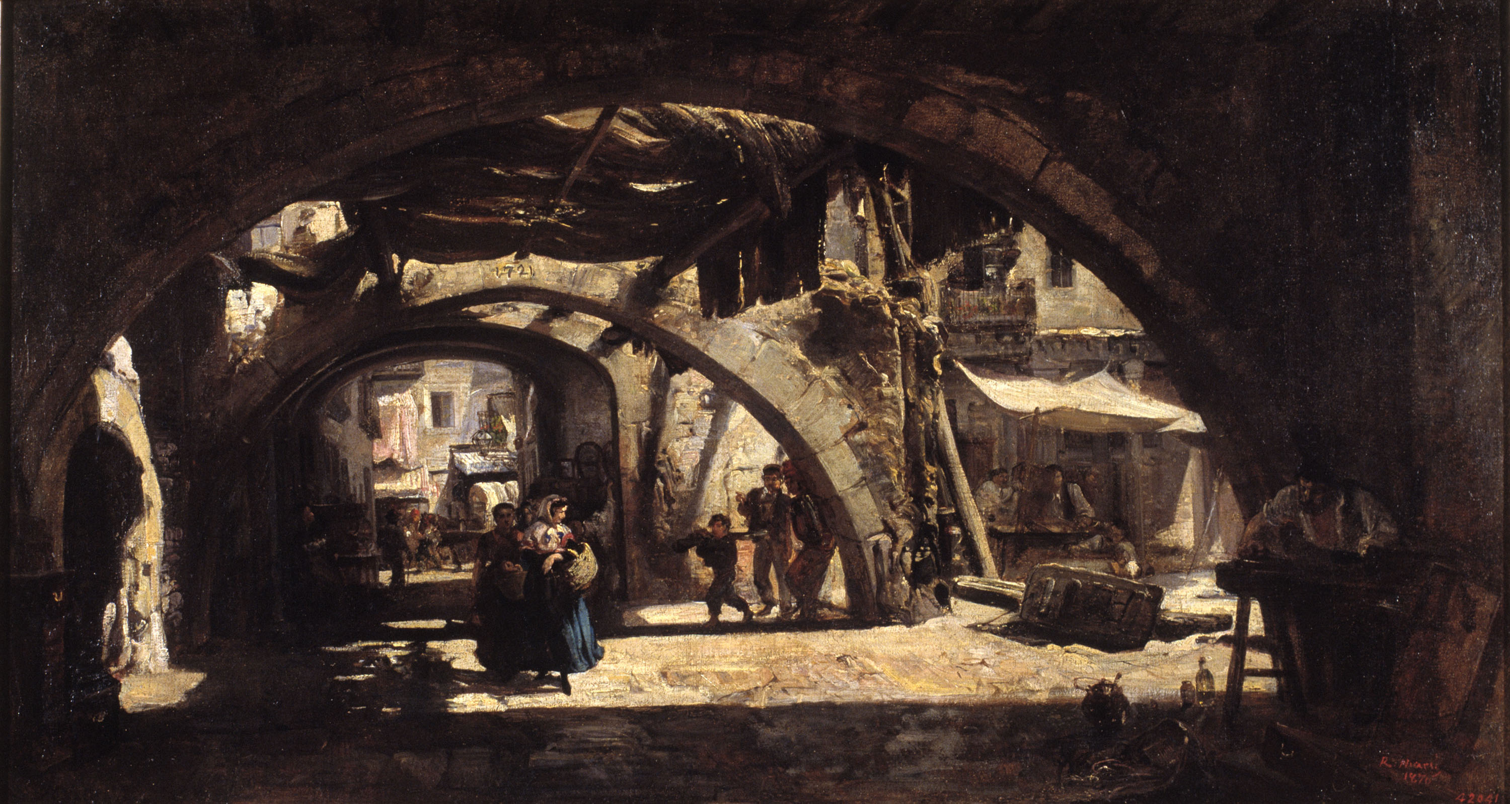 image for: Ramon Martí i Alsina - Els Encants Vells (Barcelona) - 1870