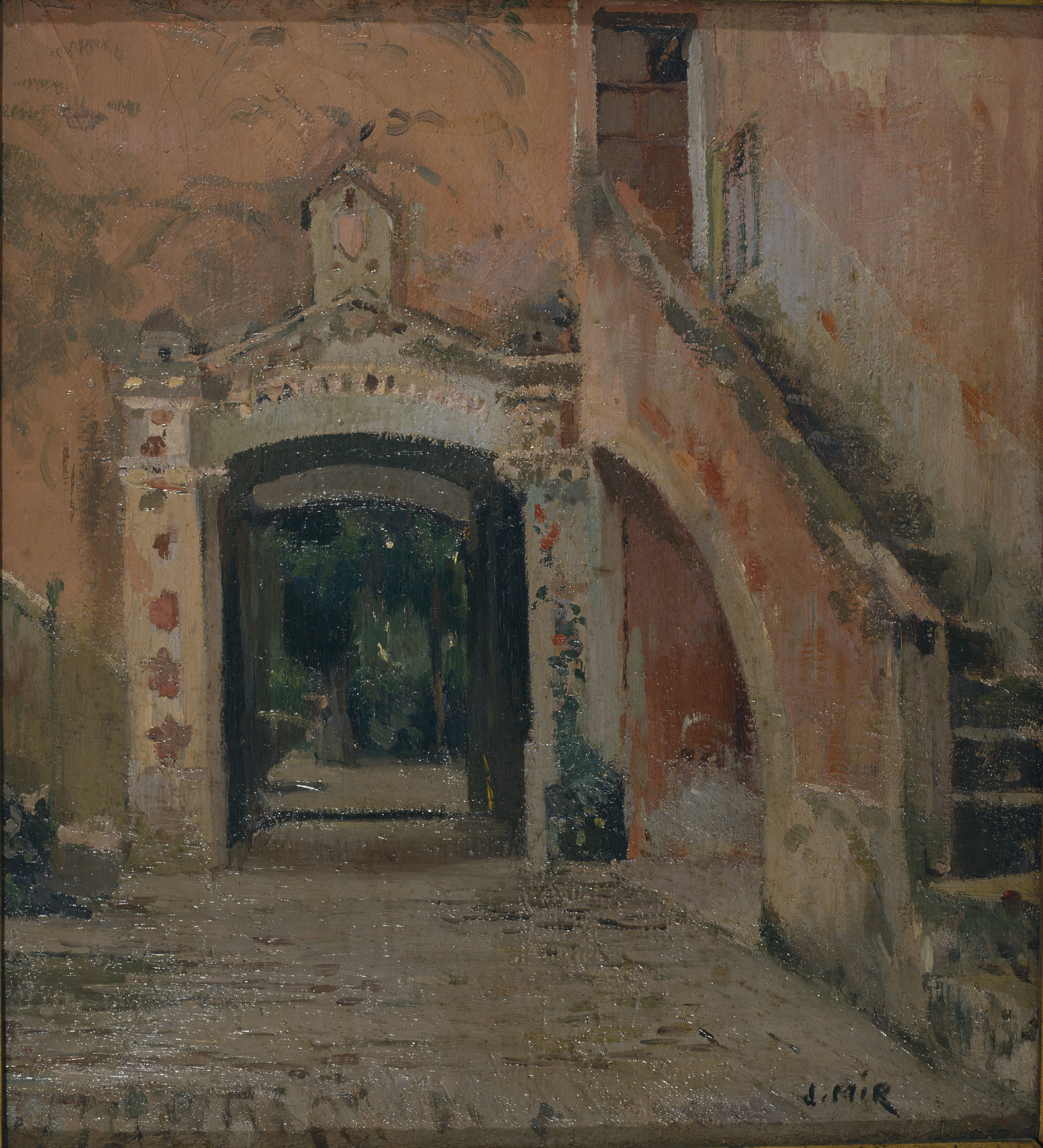 image for: Joaquim Mir - Patiet rosa - Cap a 1920