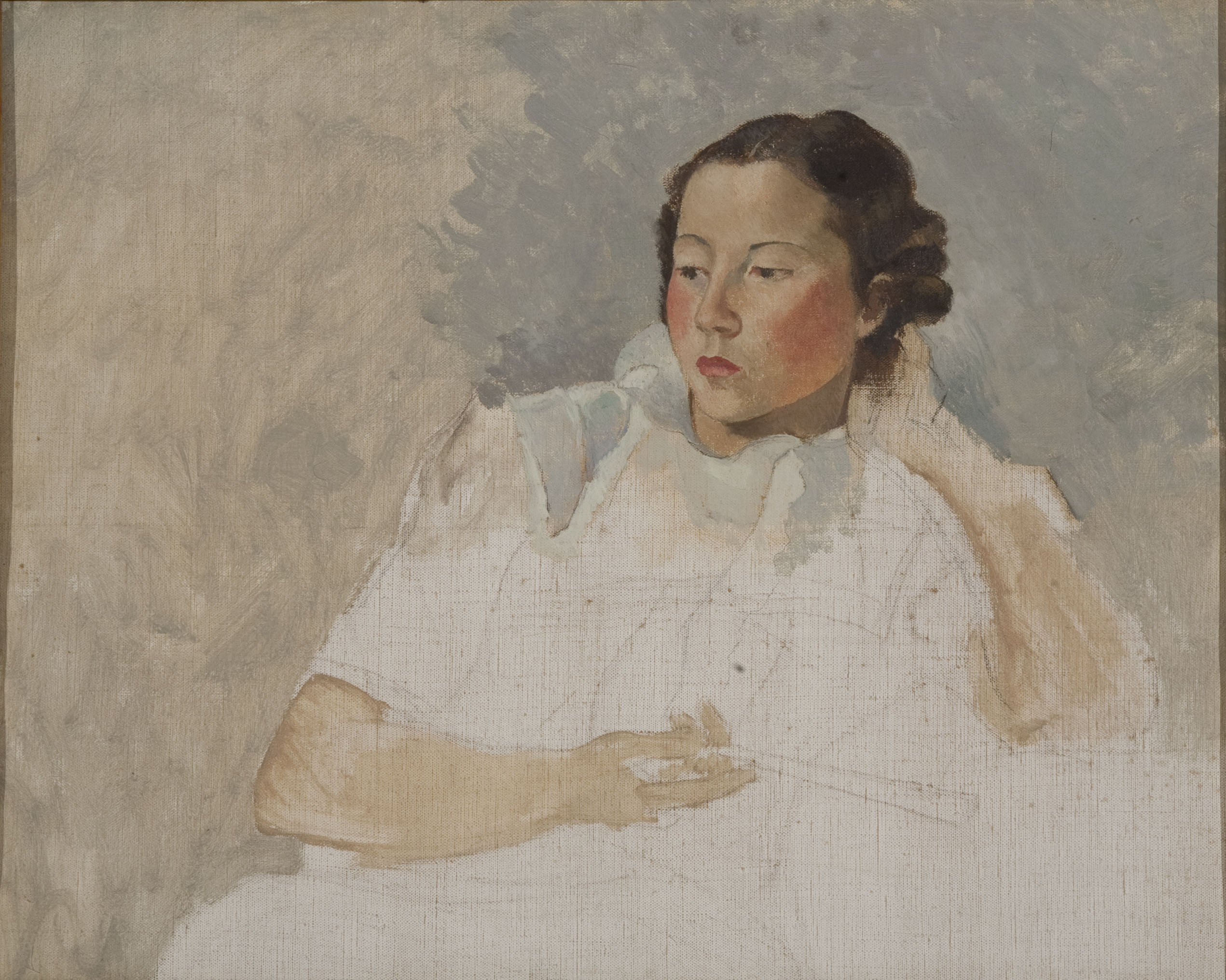 image for: Xavier Nogués - Figura femenina - Cap a 1940