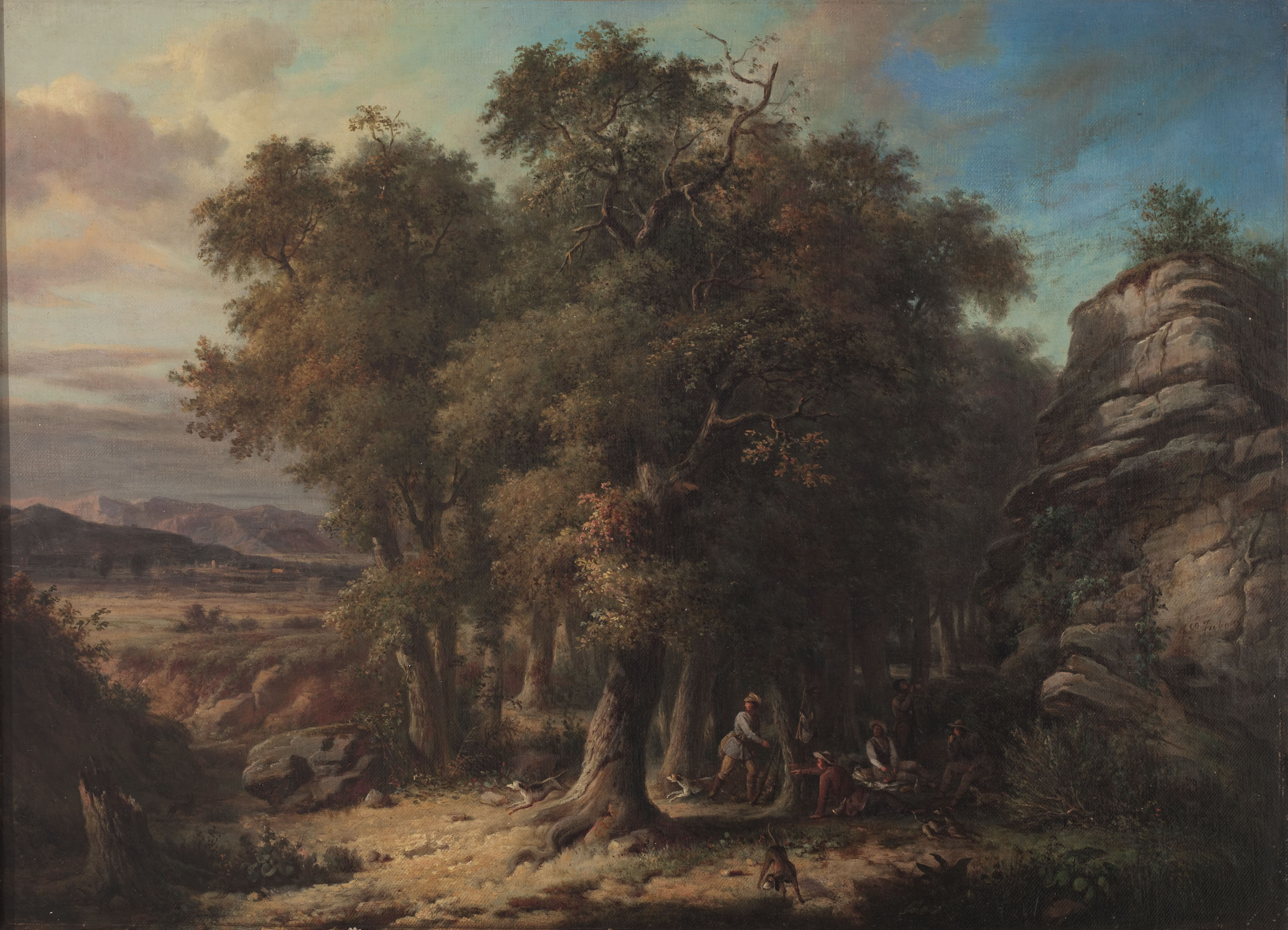 image for: Francesc Jubany - L&#039;alzinar - Cap a 1851-1852