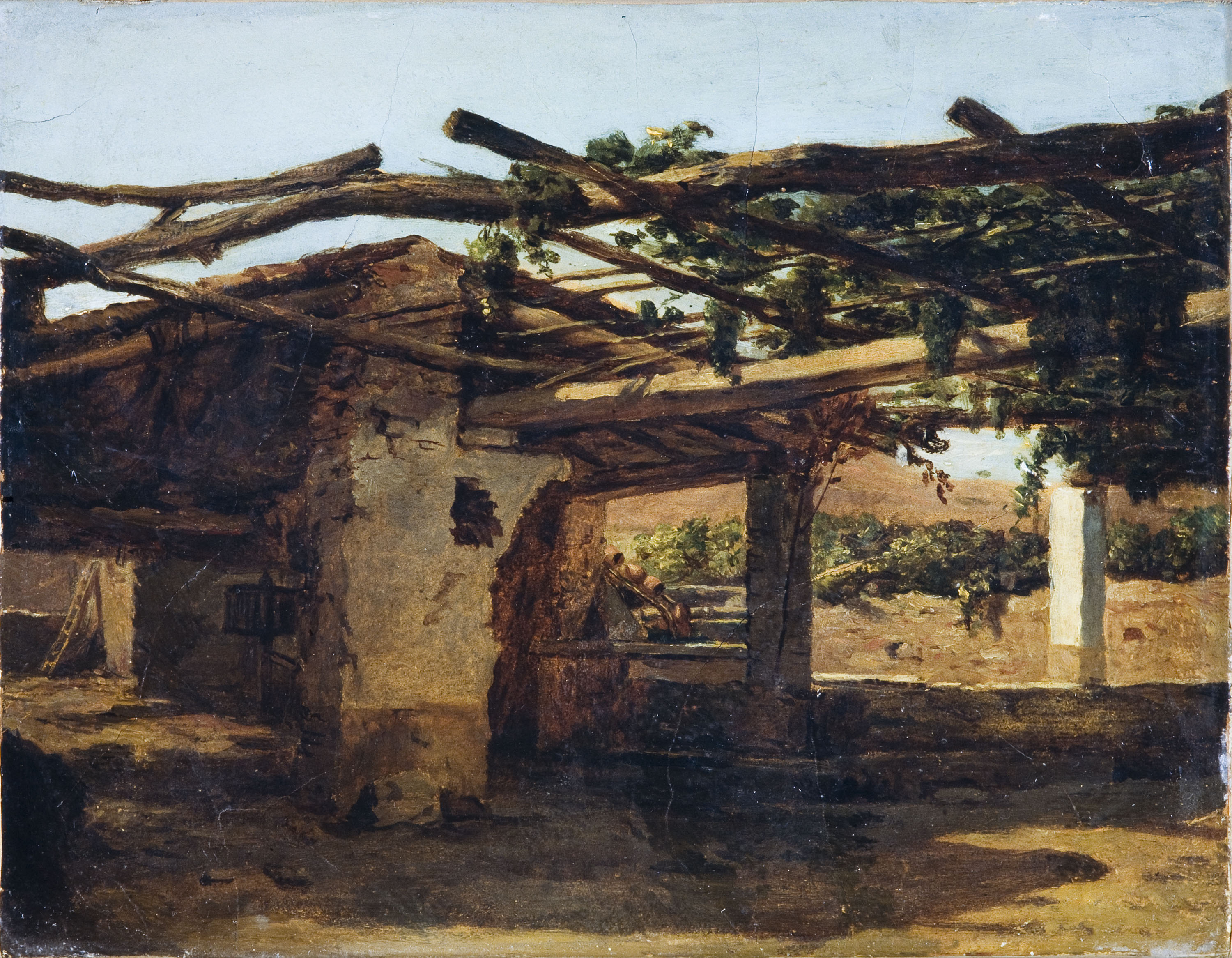 image for: Francesc Jubany - Pèrgola amb emparrat - Cap a 1851-1852