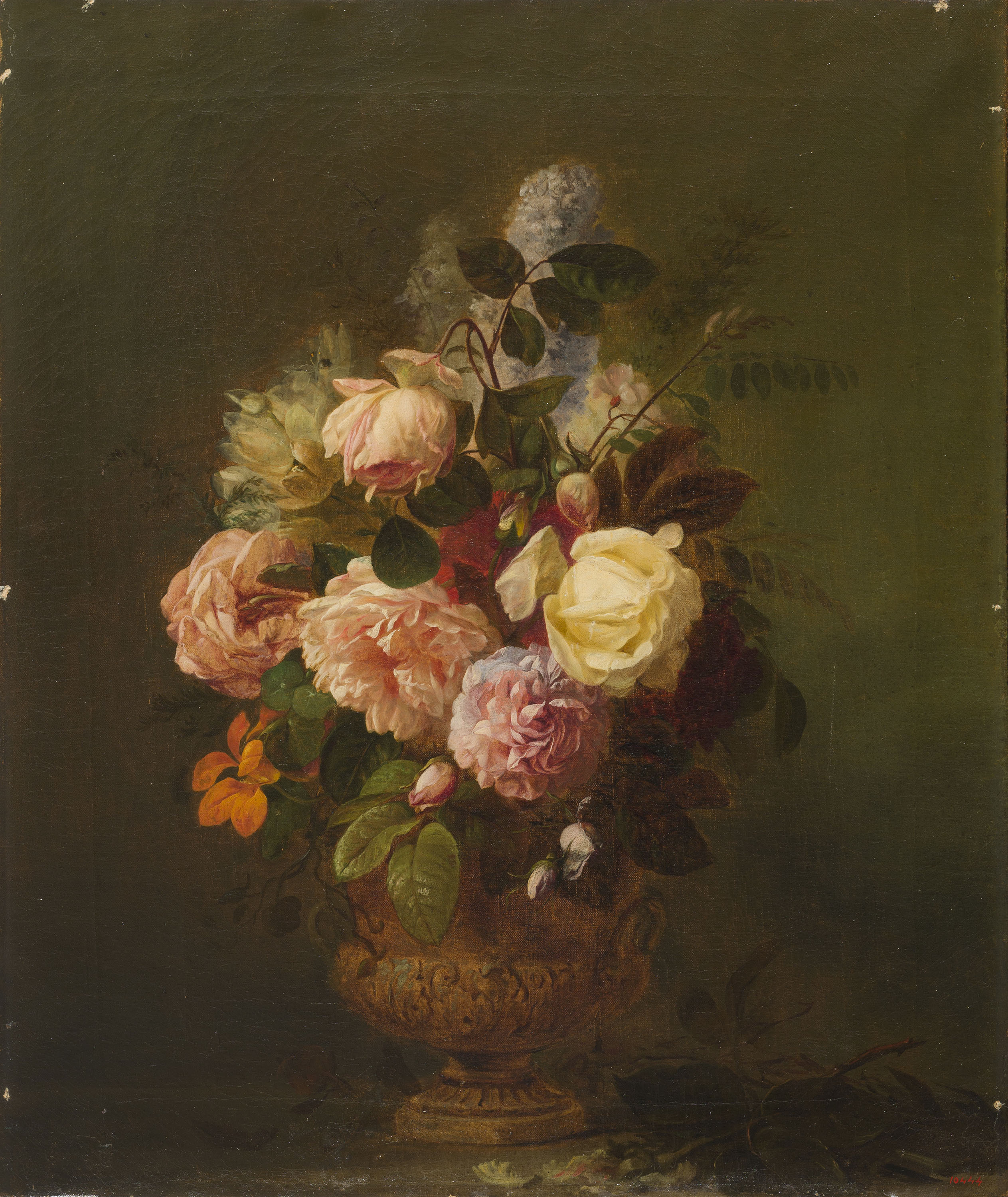 image for: Francesc Jubany - Gerro amb flors - 1852