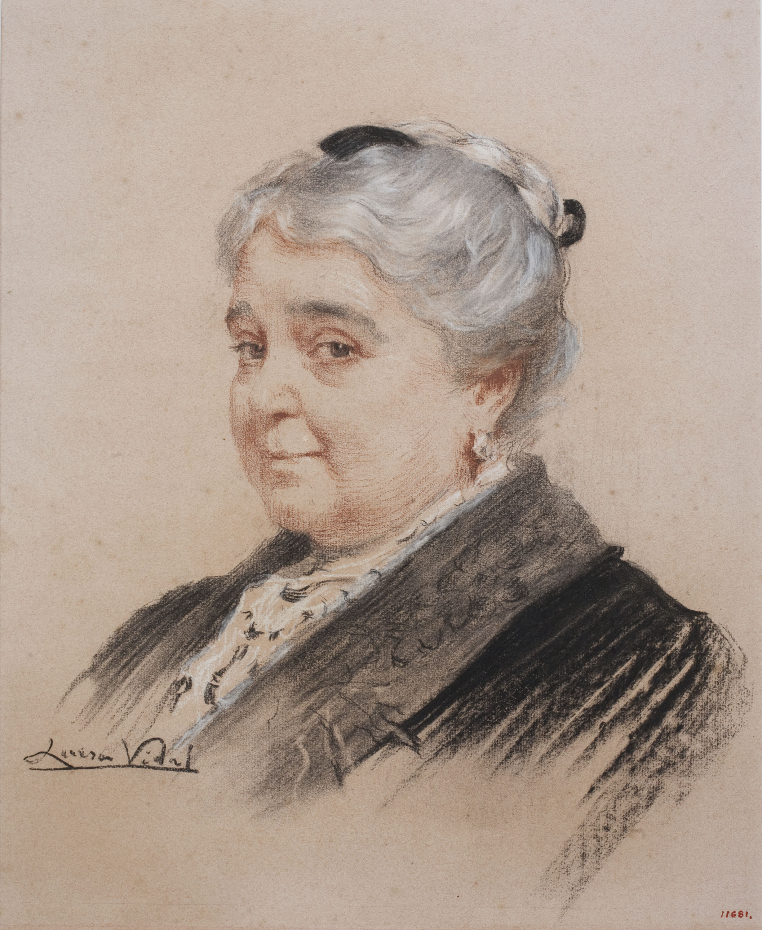 image for: Lluïsa Vidal - Retrat de l&#039;escriptora Dolors Monserdà - Cap a 1914