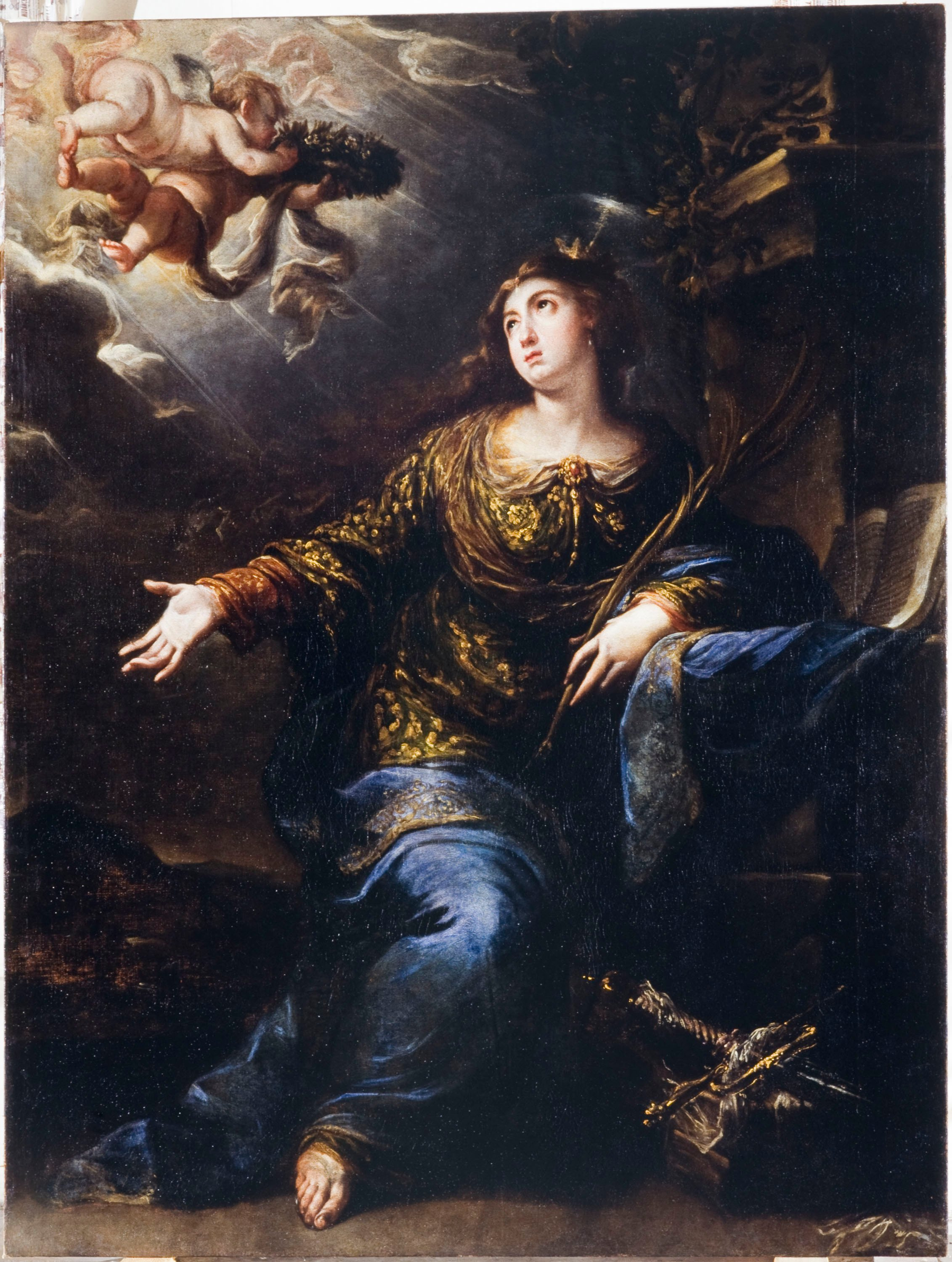 image for: Pedro Ruiz González - Santa Caterina d&#039;Alexandria - Entre 1680-1690