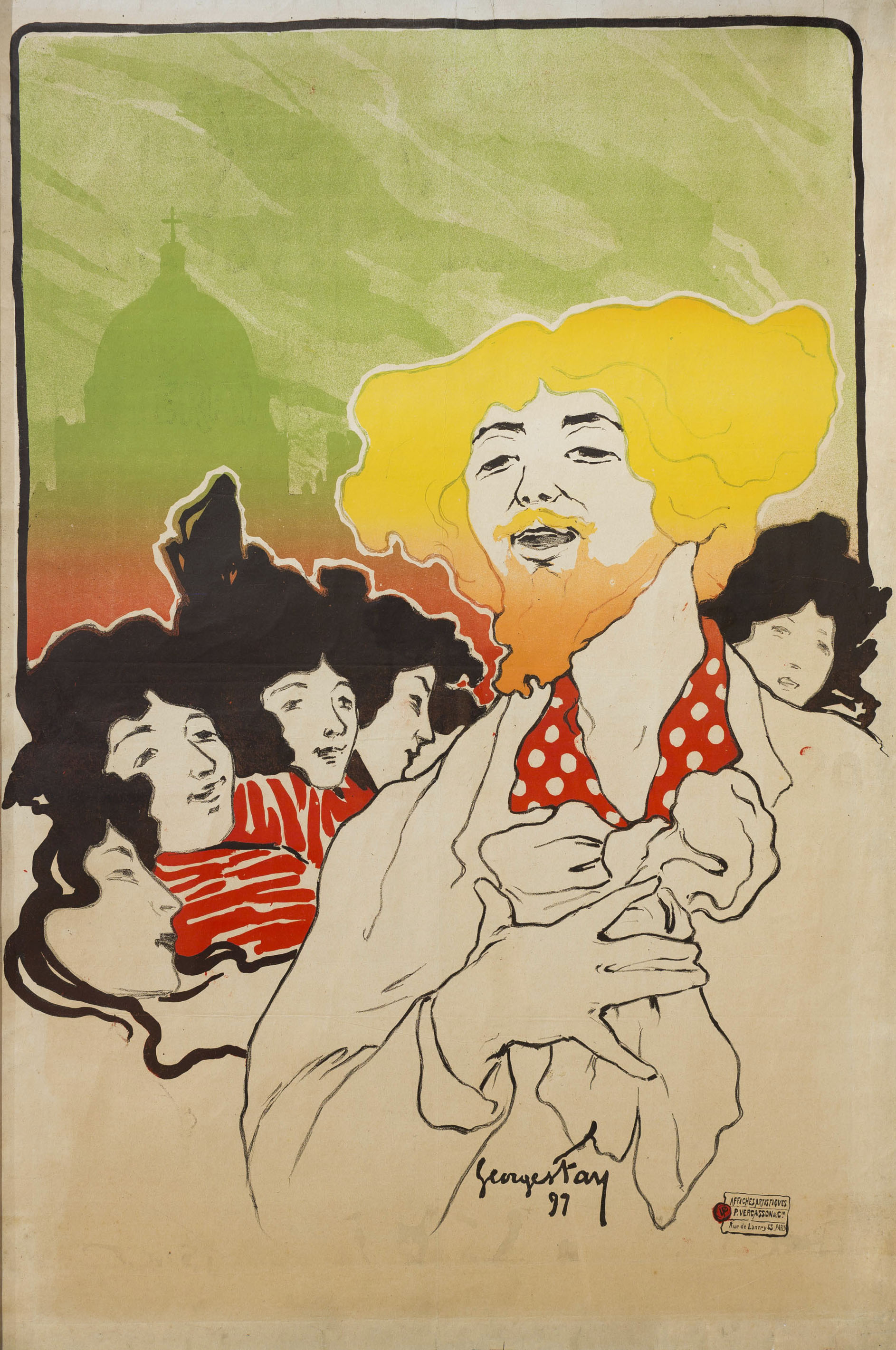 image for: Georges Fay - [Le Quartier. Cabaret-Salon] - 1897