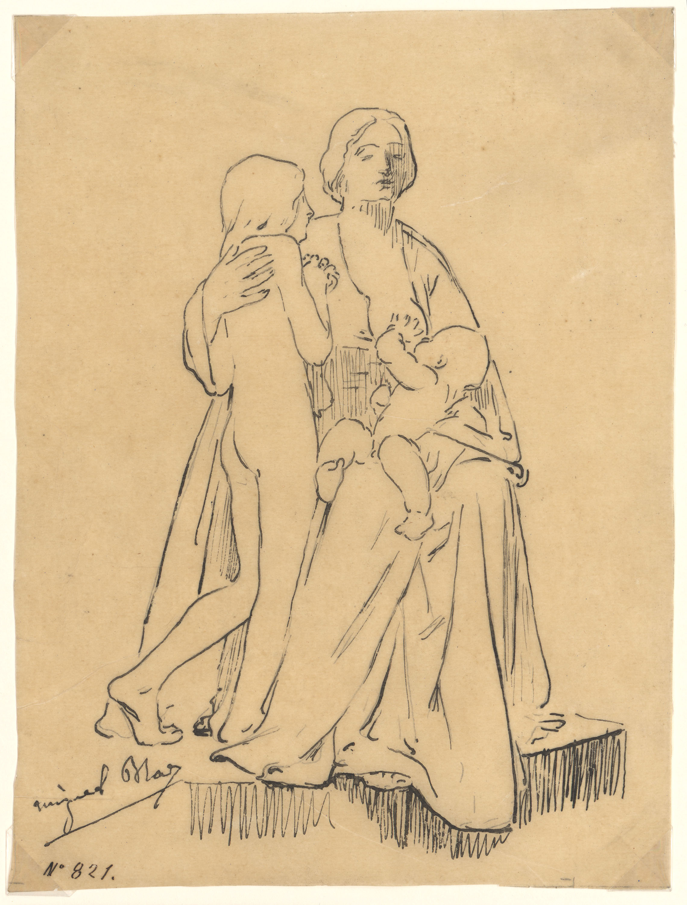 image for: Miquel Blay - La Caritat, estudi per a l&#039;escultura del panteó de Joaquín María de Errazu al cementiri de Père Lachaise (París) - 1898