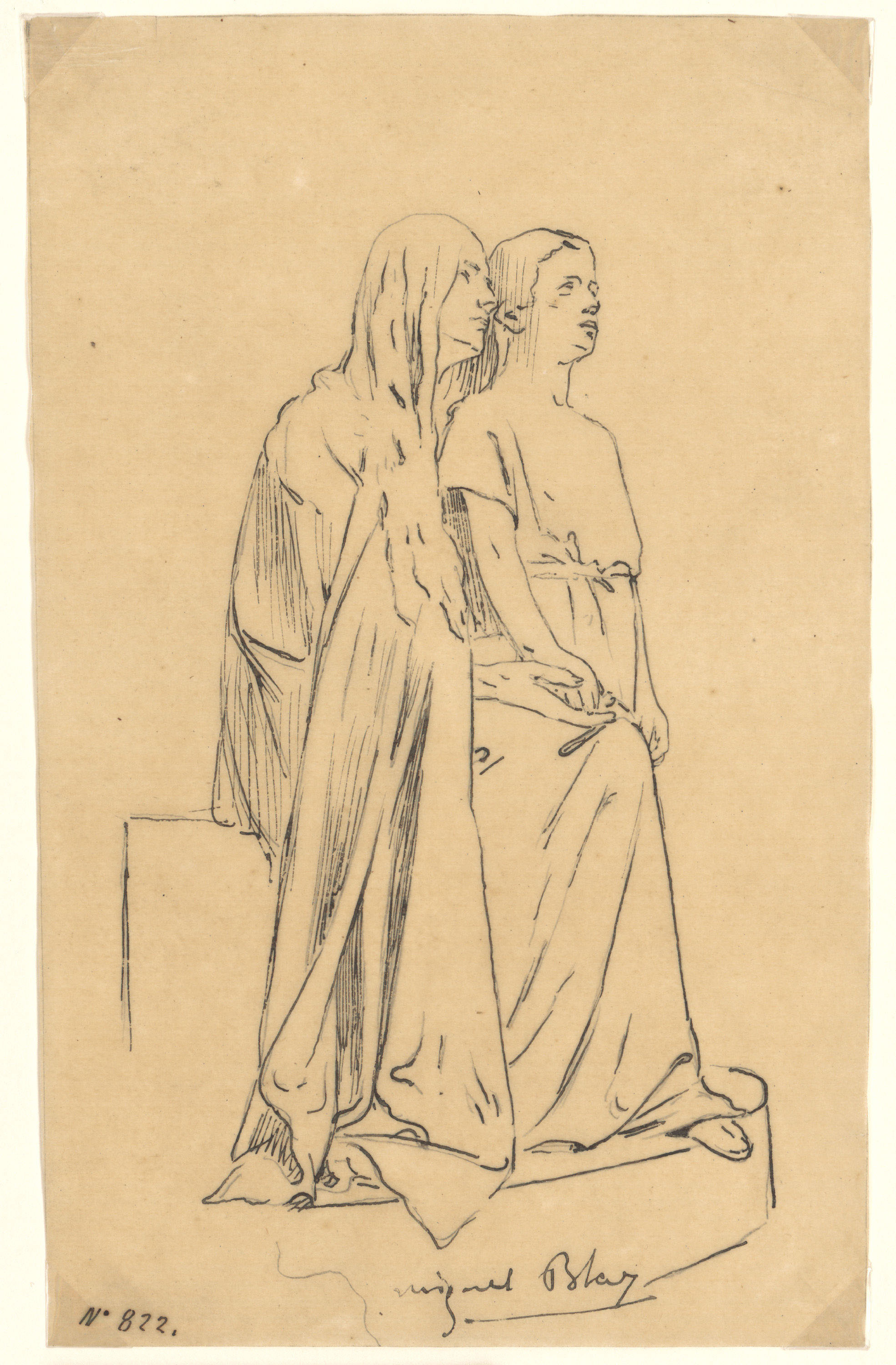 image for: Miquel Blay - La Fe o Els creients, estudi per a l&#039;escultura del panteó de Joaquín María de Errazu al cementiri de Père Lachaise (París) - 1898