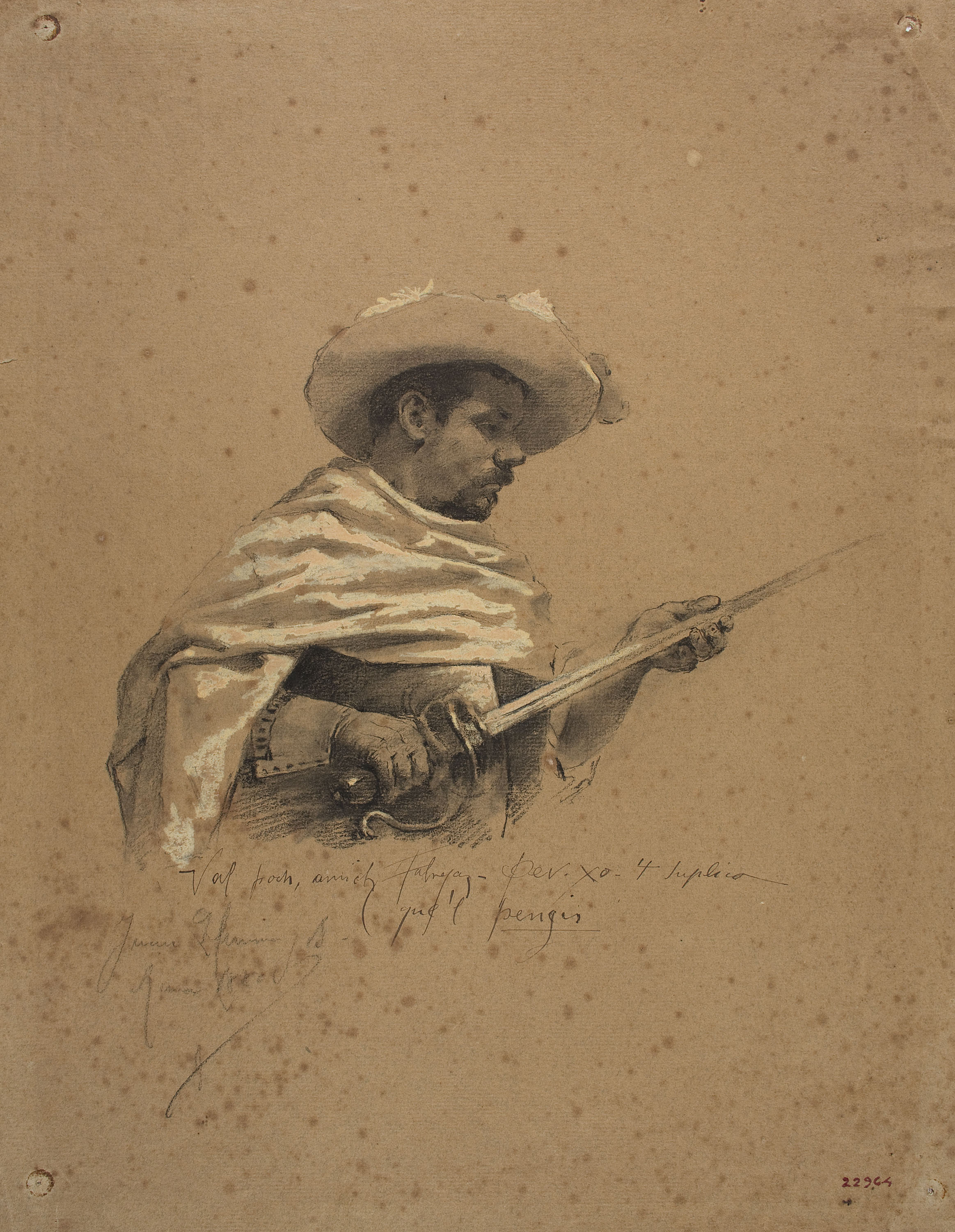 image for: Joan Llimona - Mosqueter - 1885