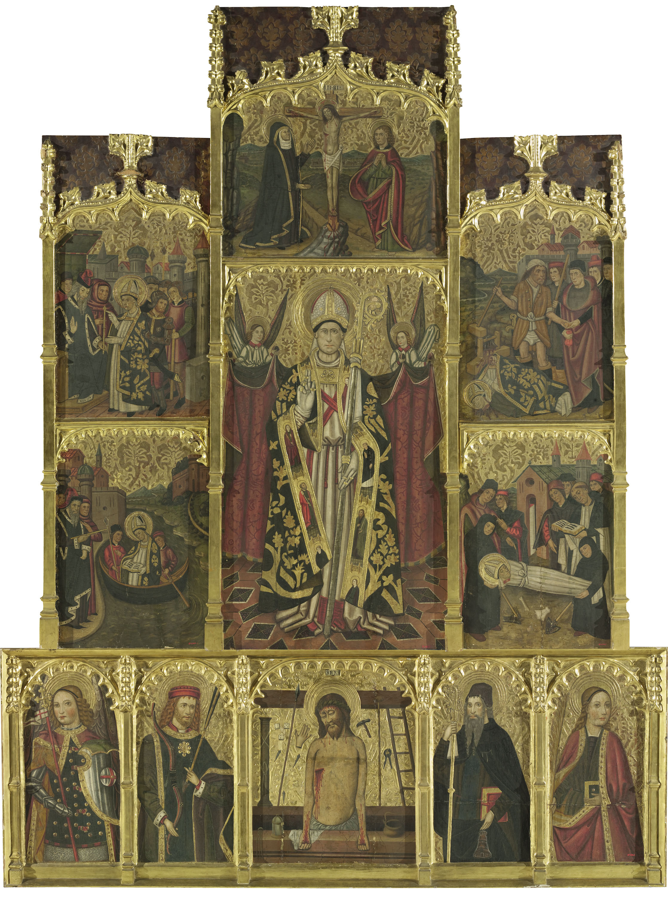 image for: Jaume Huguet - Retaule de sant Cebrià - Cap a l&#039;últim quart del segle XV