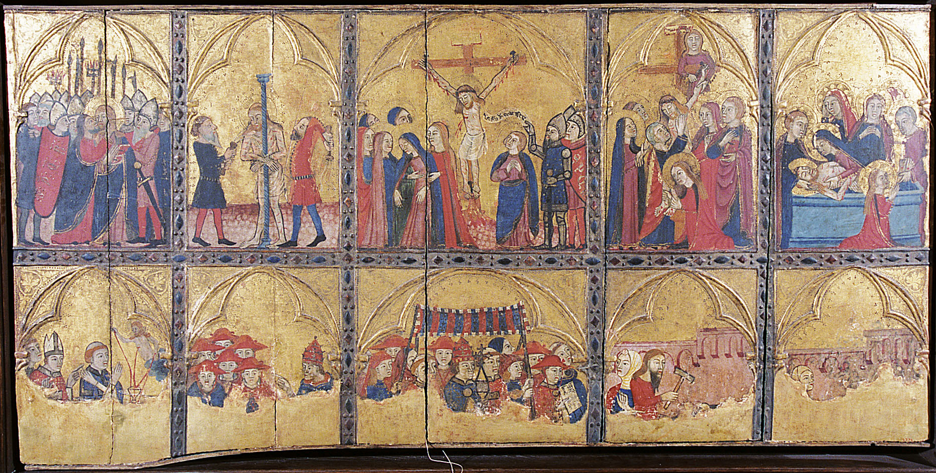 image for: Anònim - Taula de la Passió i l&#039;Eucaristia - Segona meitat del segle XIV