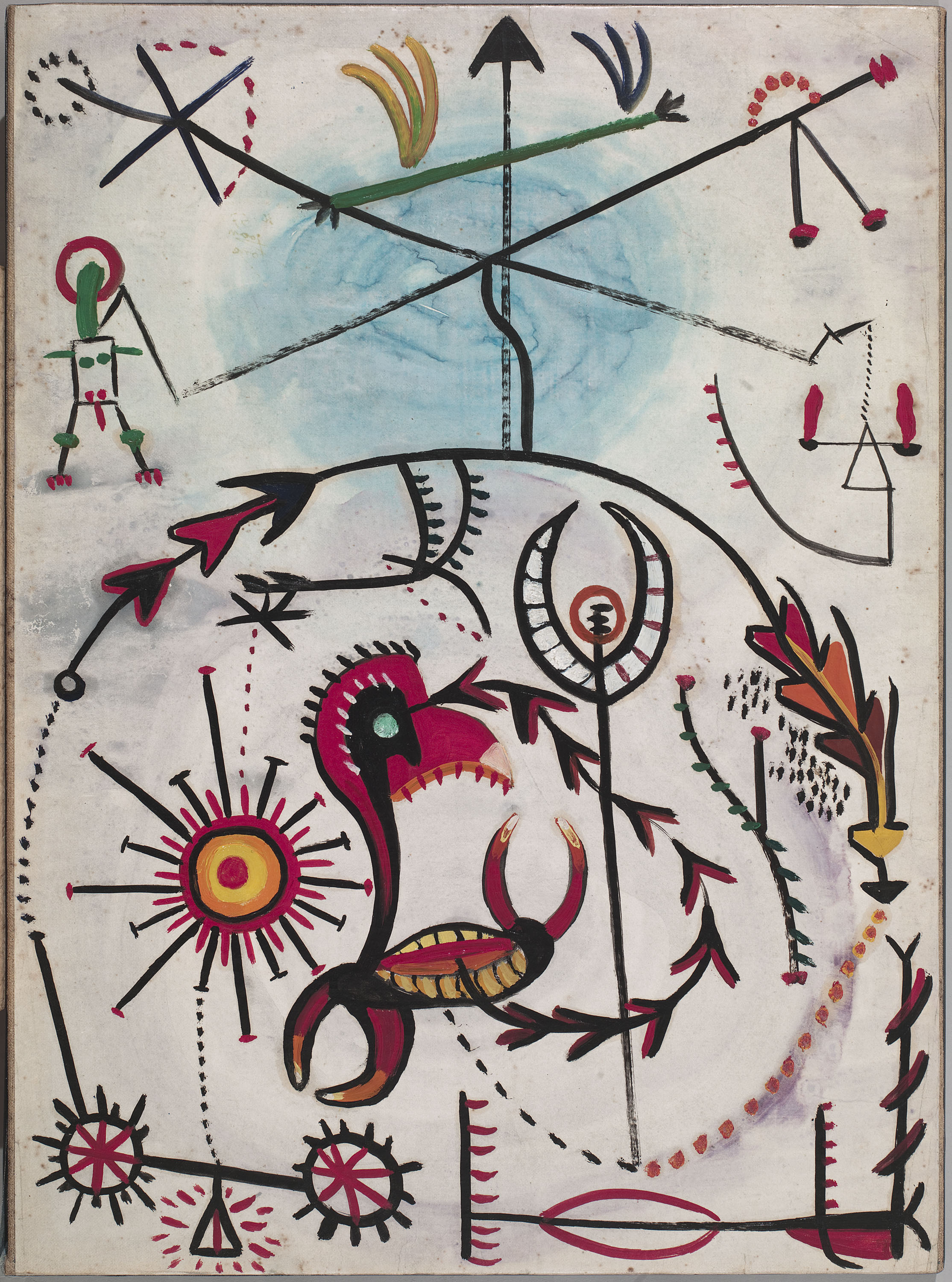 image for: Joan Ponç - Composició - 1948