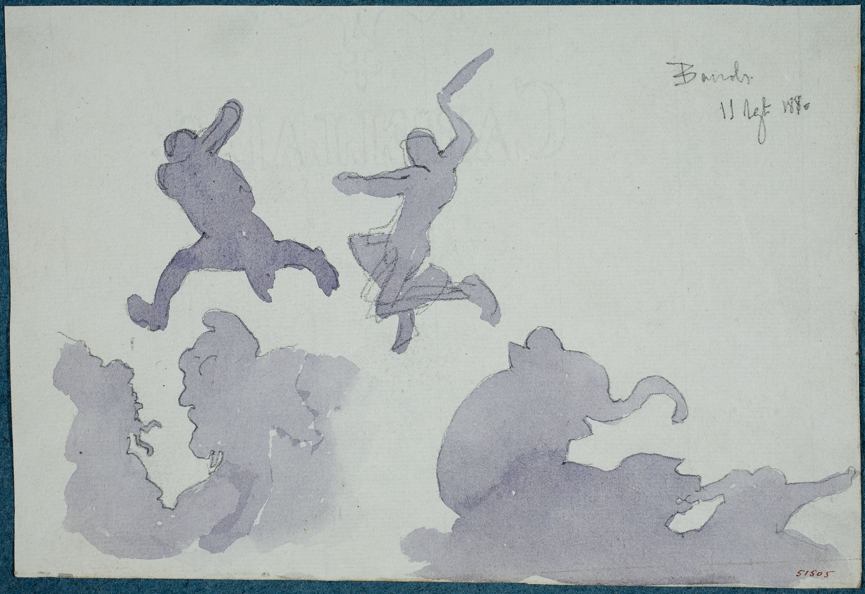 image for: Apel·les Mestres - Posta de sol  - 1880