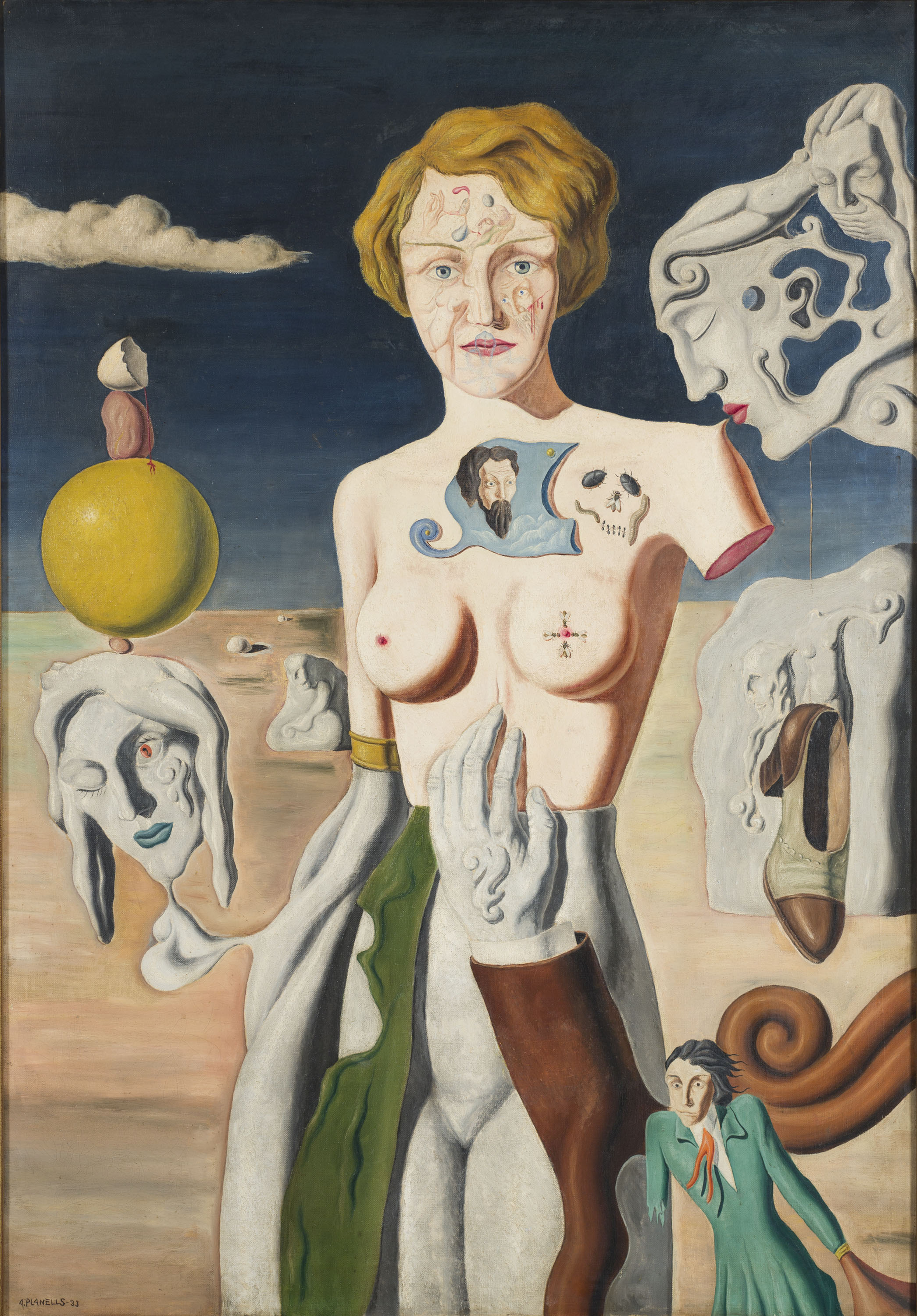 image for: Àngel Planells - La dona impúdica - 1933