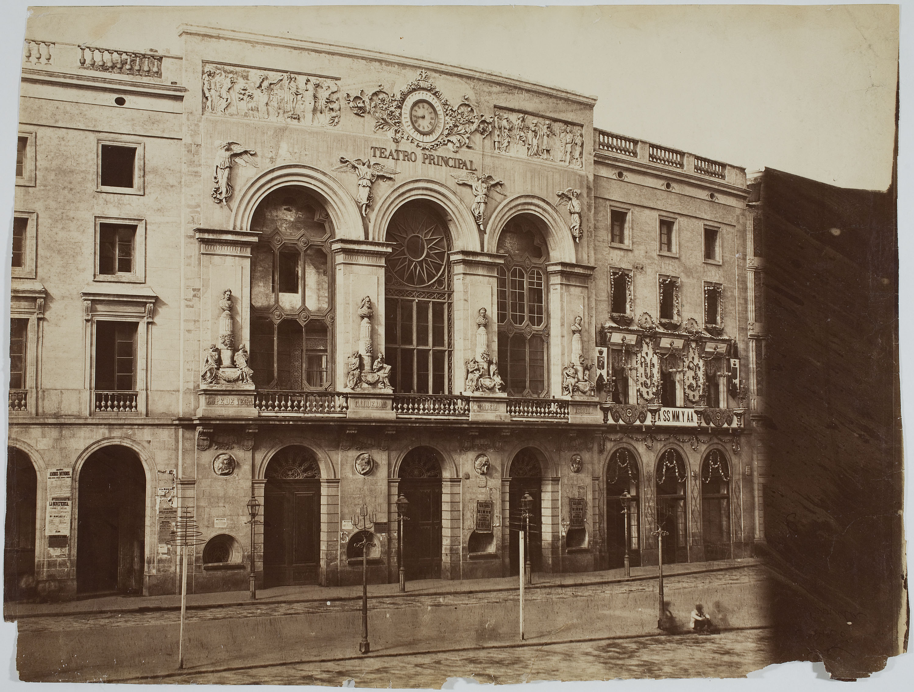 image for: Charles Clifford - Teatro del Liceo y Casino (Barcelona) [Teatre Principal] - 1860