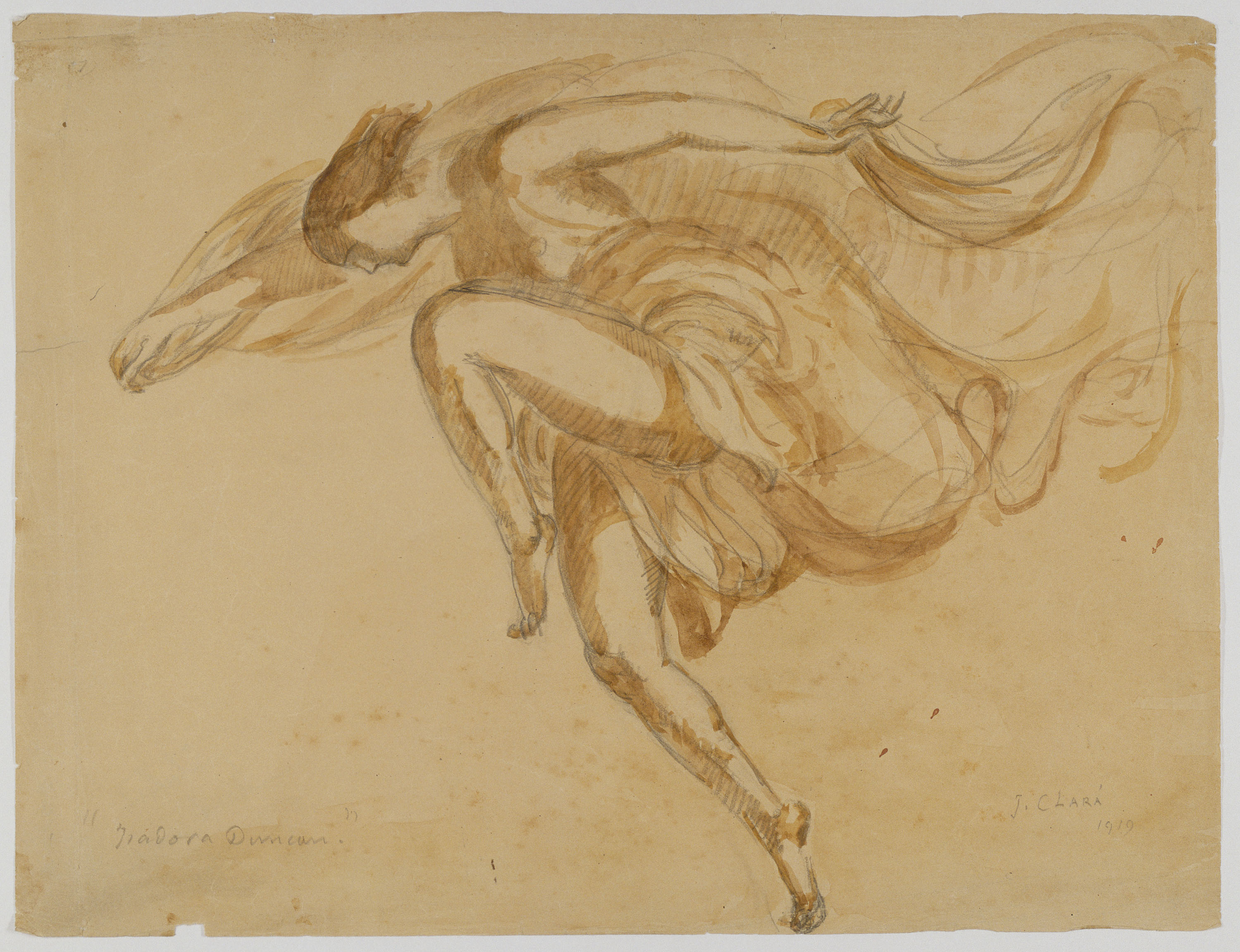 image for: Josep Clarà - Isadora Duncan. Marxa militar de Schubert - 1919