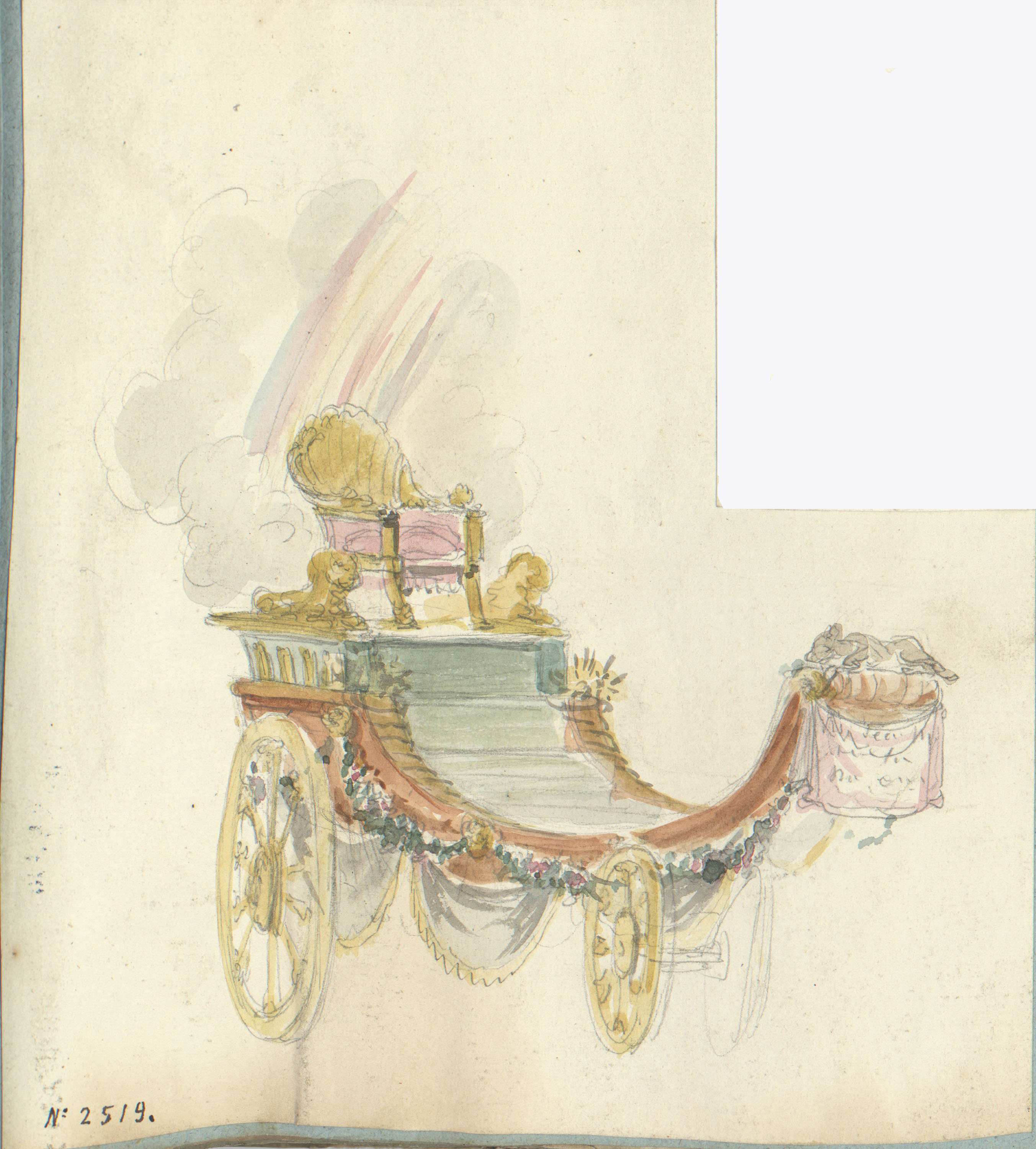 image for: Bonaventura Planella - Carrossa per a cavalcada - Cap a 1825