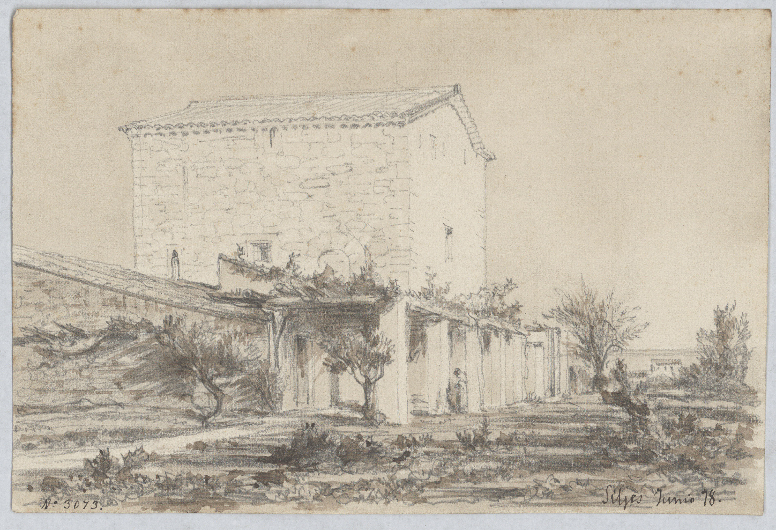 image for: Lluís Rigalt - Sitges - Juny de 1878