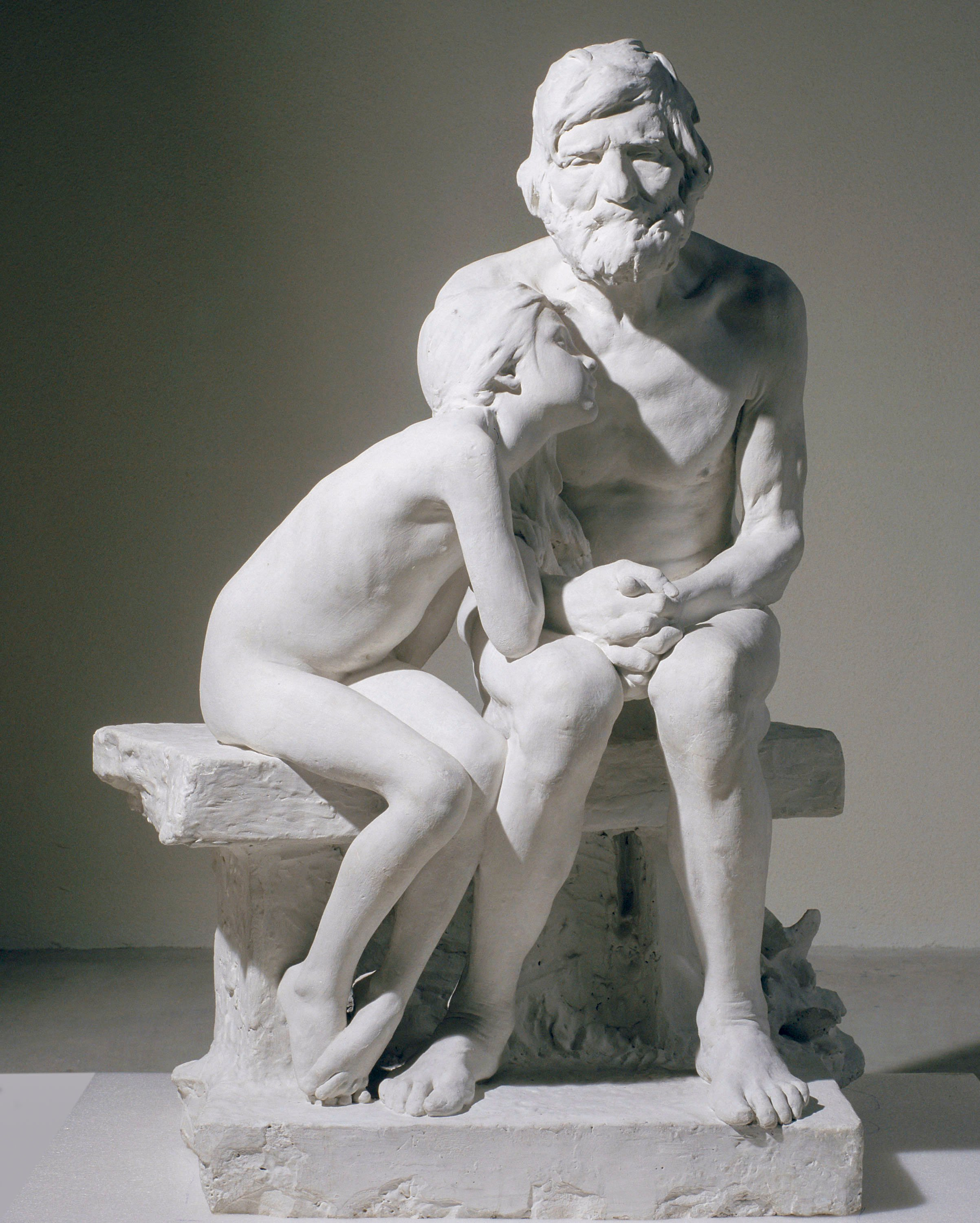 image for: Miquel Blay - Els primers freds (guix) - 1892