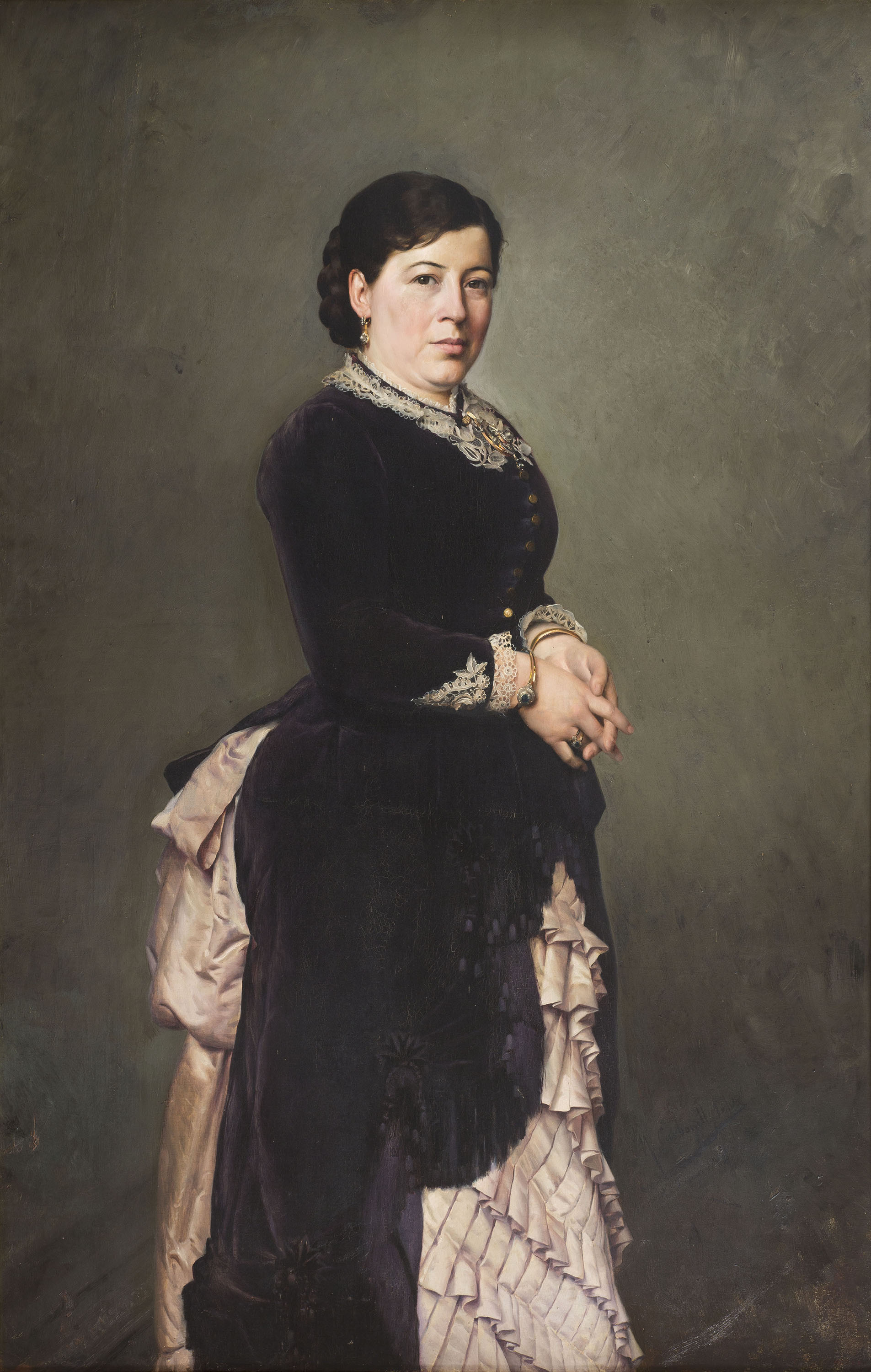 image for: Miquel Carbonell - Retrat de la marquesa de Santa Ana - 1895