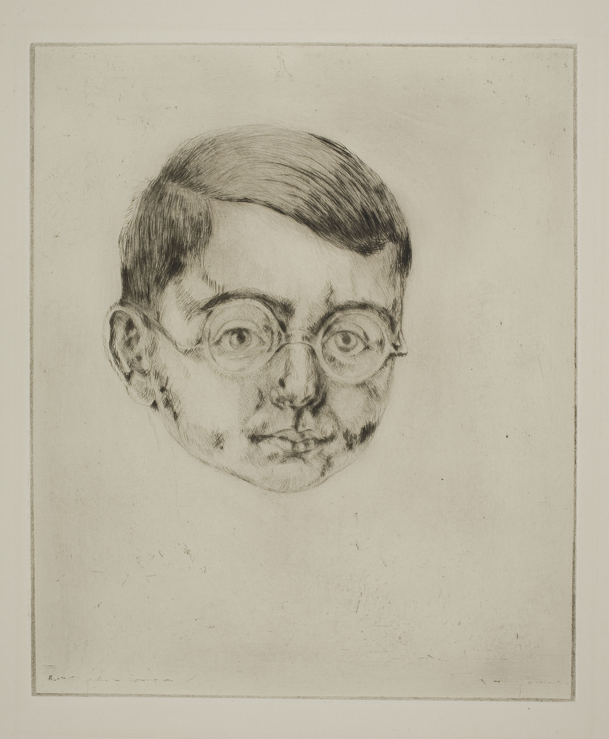 image for: Ismael Smith - Cap d&#039;home amb ulleres - Cap a 1924-1925