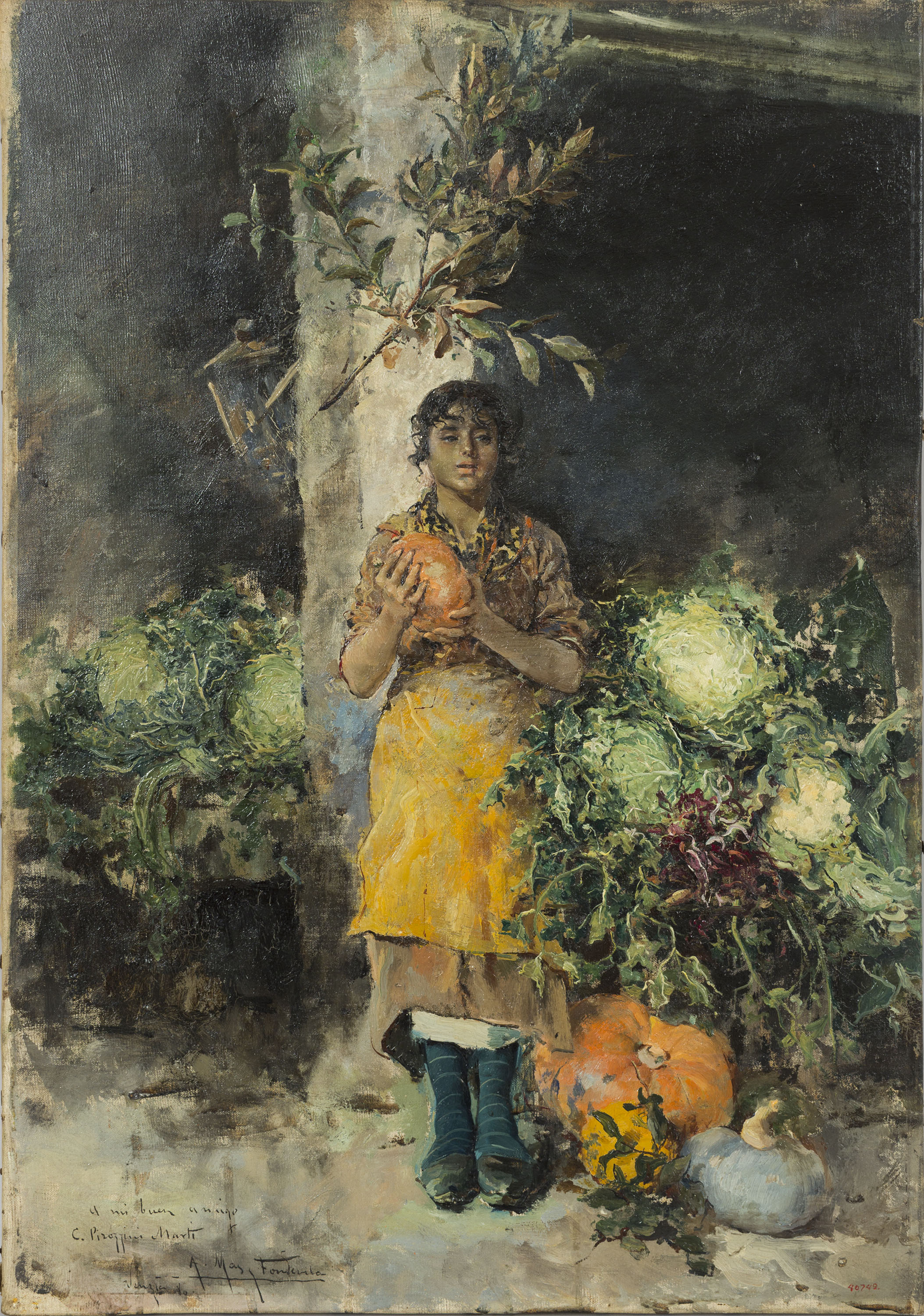 image for: Arcadi Mas i Fondevila - Venedora veneciana - 1880