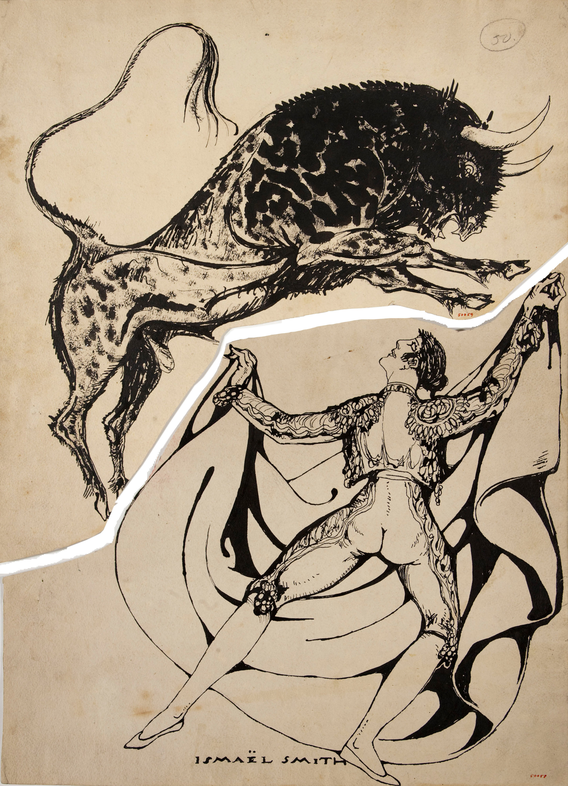 image for: Ismael Smith - Toro i torero - 1903