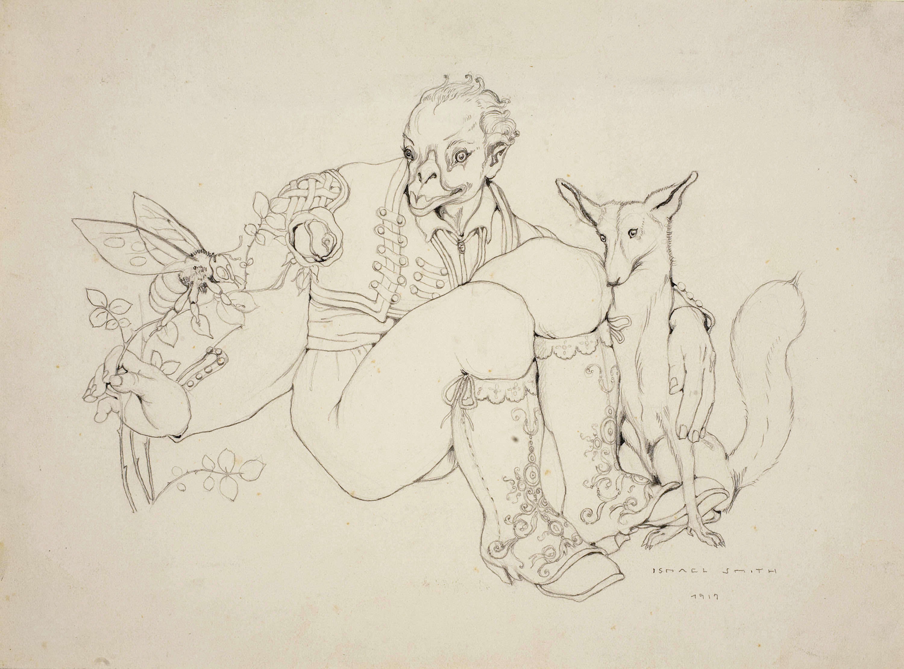 image for: Ismael Smith - Il·lustració per al conte «Cabeza de pato» - 1917