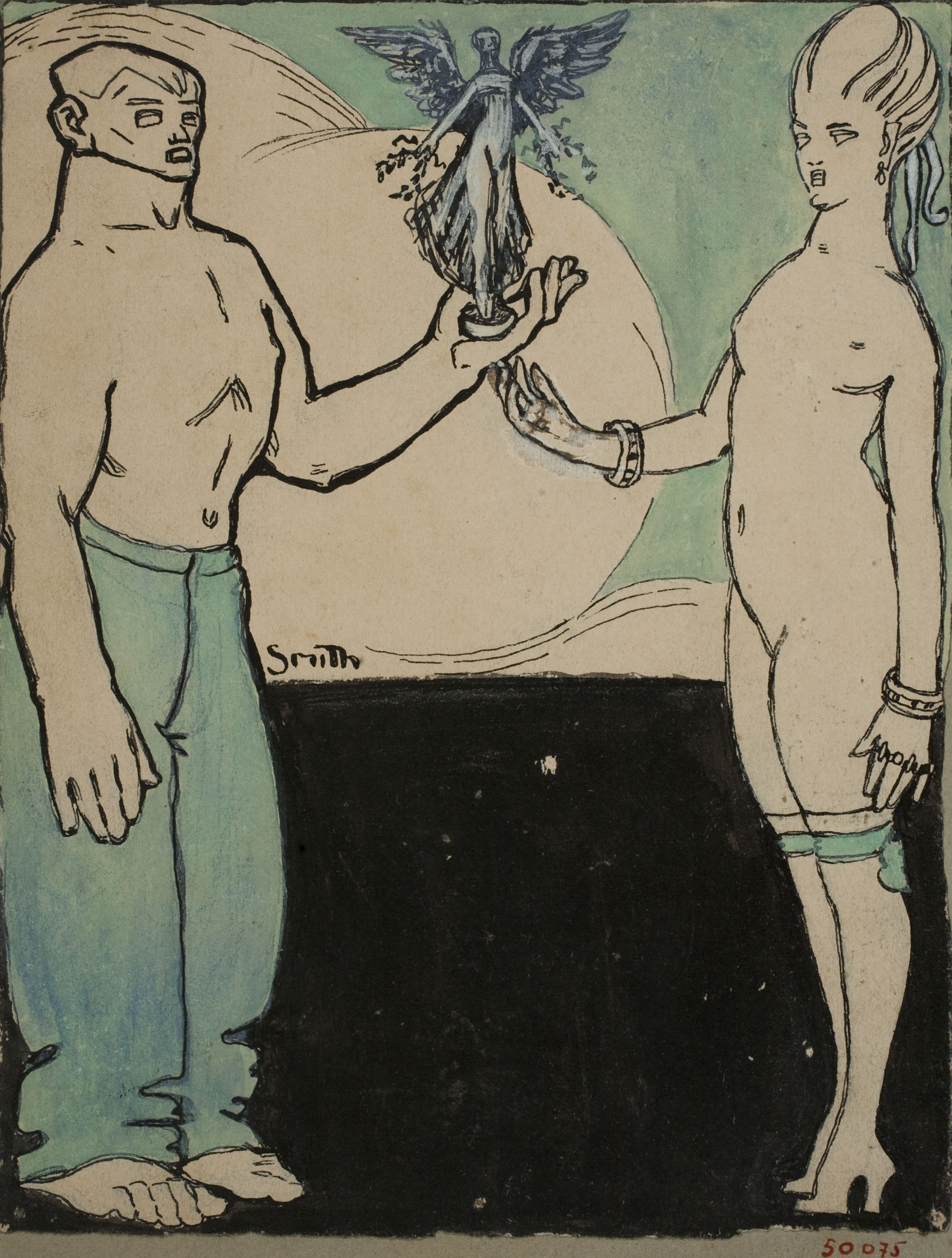 image for: Ismael Smith - Parella amb Victòria alada - 1907