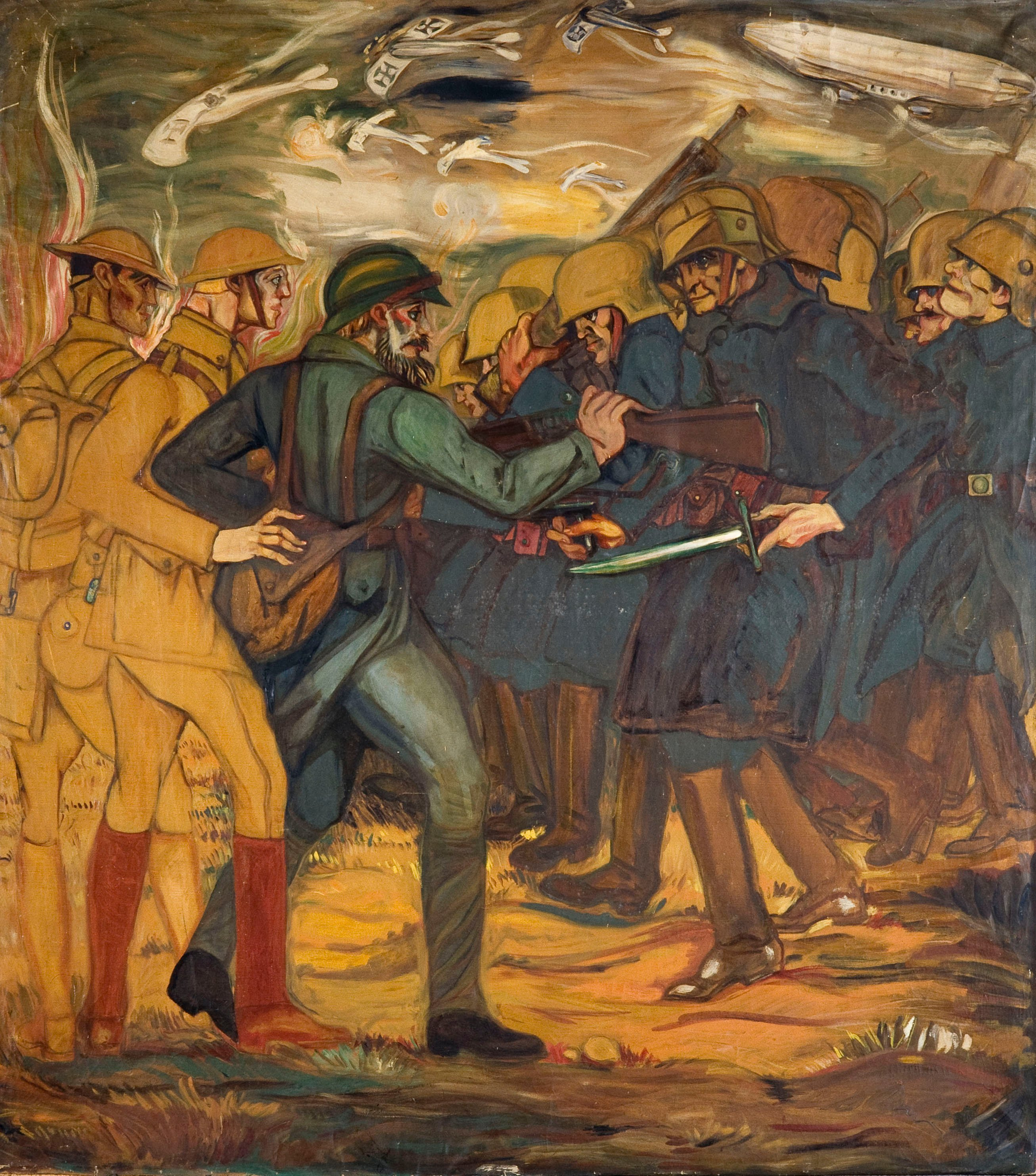 image for: Ismael Smith - Al·legoria de la Primera Guerra Mundial - Londres o Nova York, cap a 1918-1919