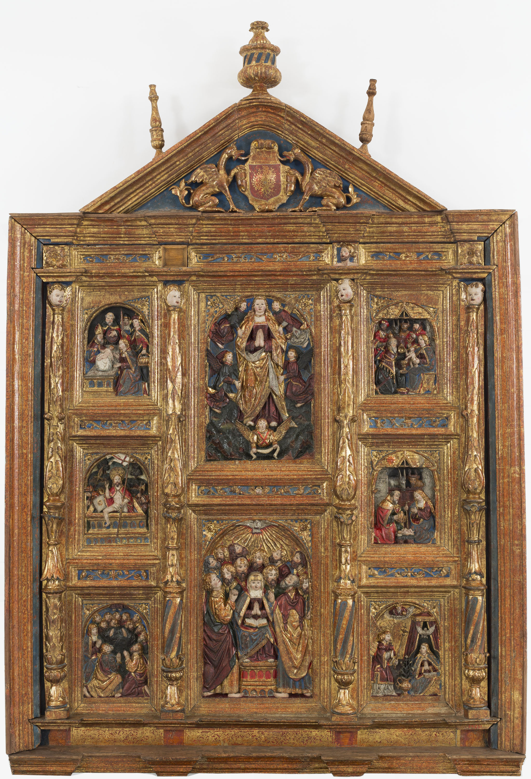image for: Anònim - Retaule dels goigs de la Mare de Déu - Entre 1540-1560