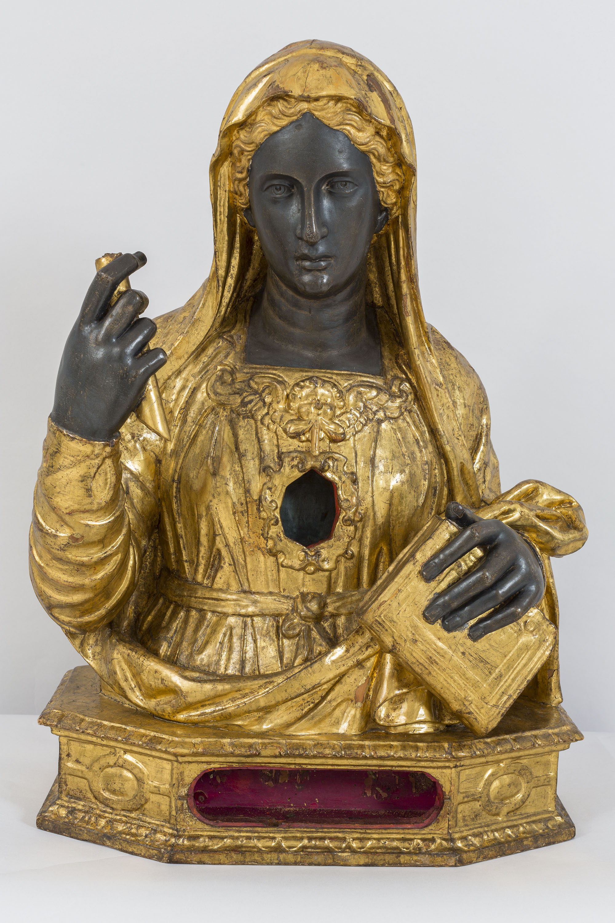 image for: Pietro Quatraro - Bust reliquiari d&#039;una santa - Primer quart del segle XVII