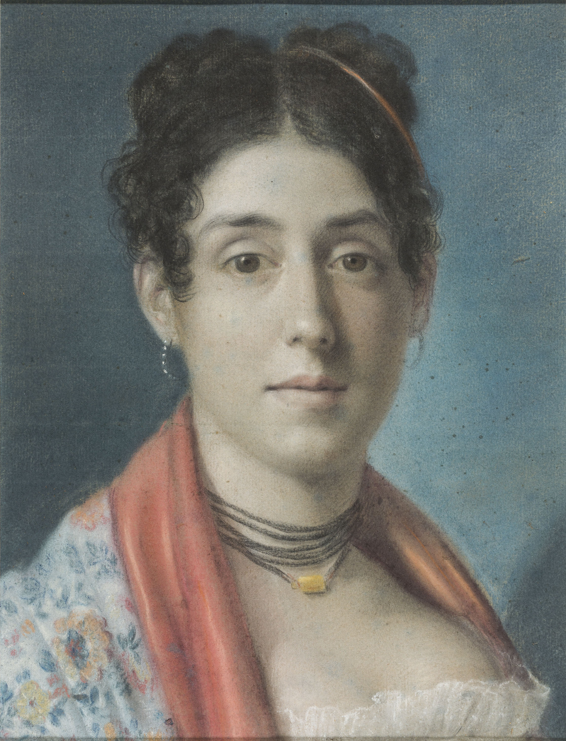 image for: Vicente Rodes - Retrat de dama - Cap a 1820